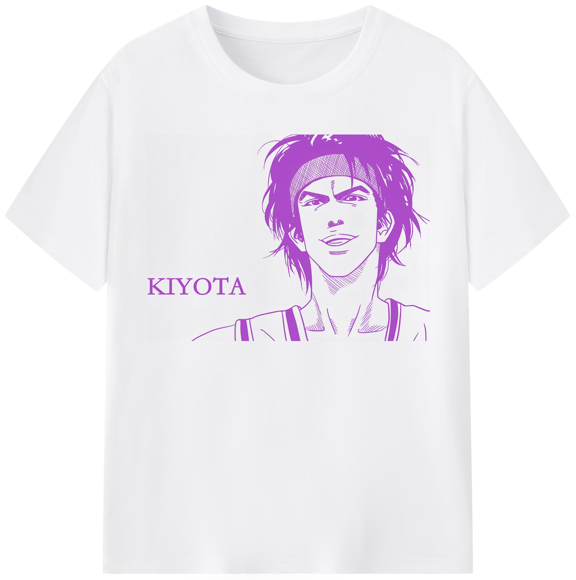 SLAM DUNK／スラムダンク 綿100％半袖Tシャツ（フロントプリント）
