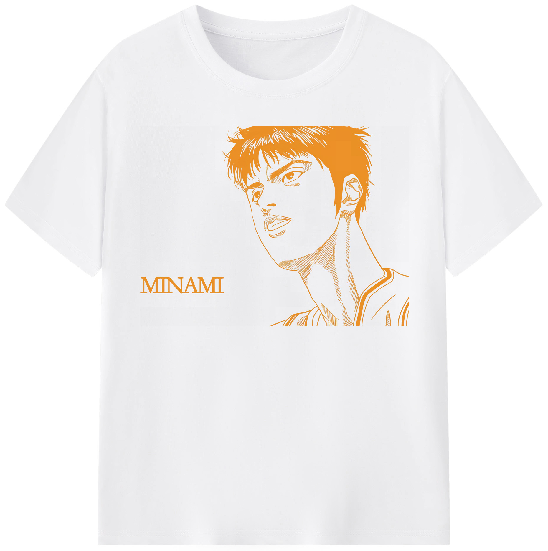 SLAM DUNK／スラムダンク 綿100％半袖Tシャツ（フロントプリント）