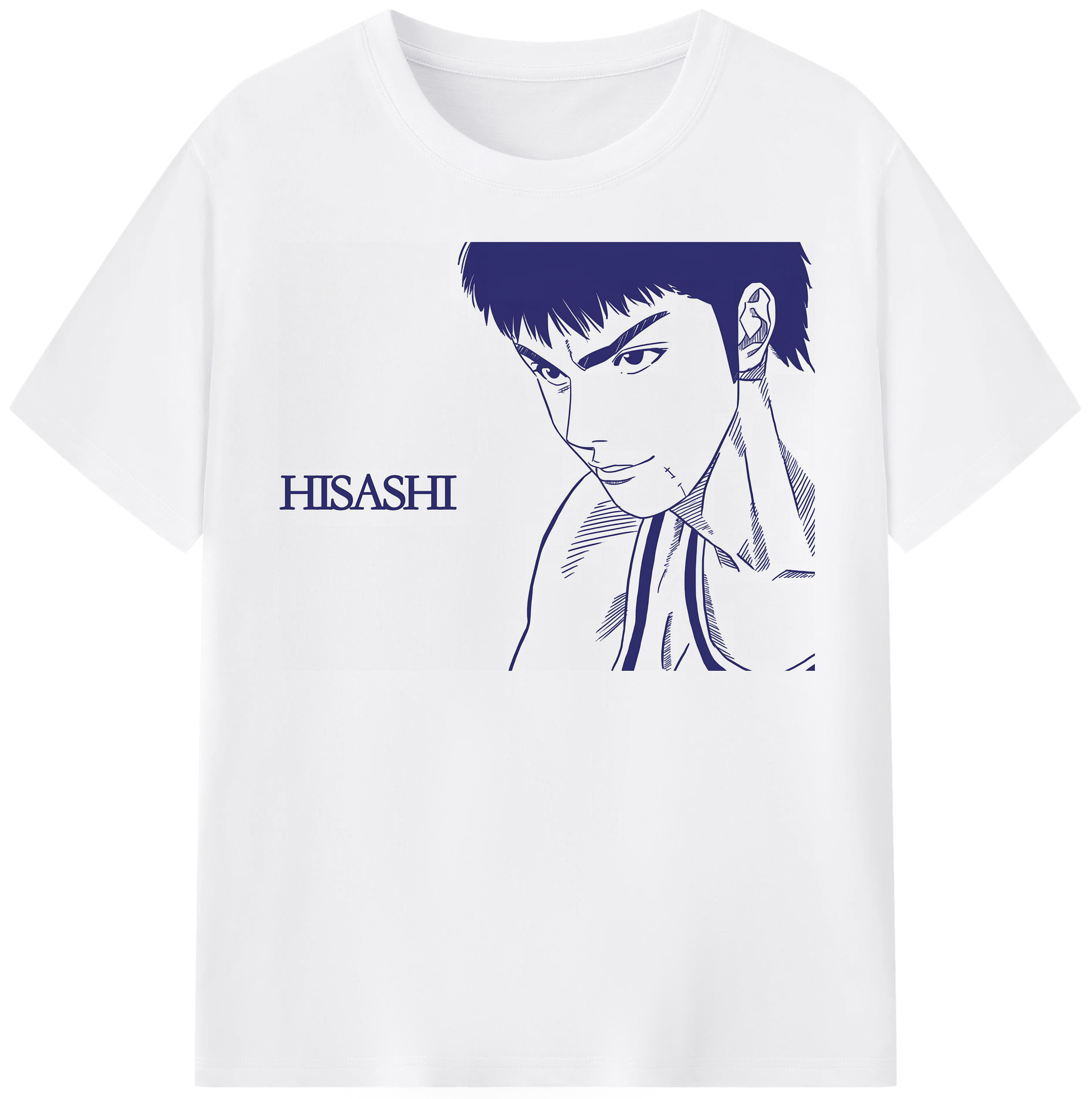 SLAM DUNK／スラムダンク 綿100％半袖Tシャツ（フロントプリント）