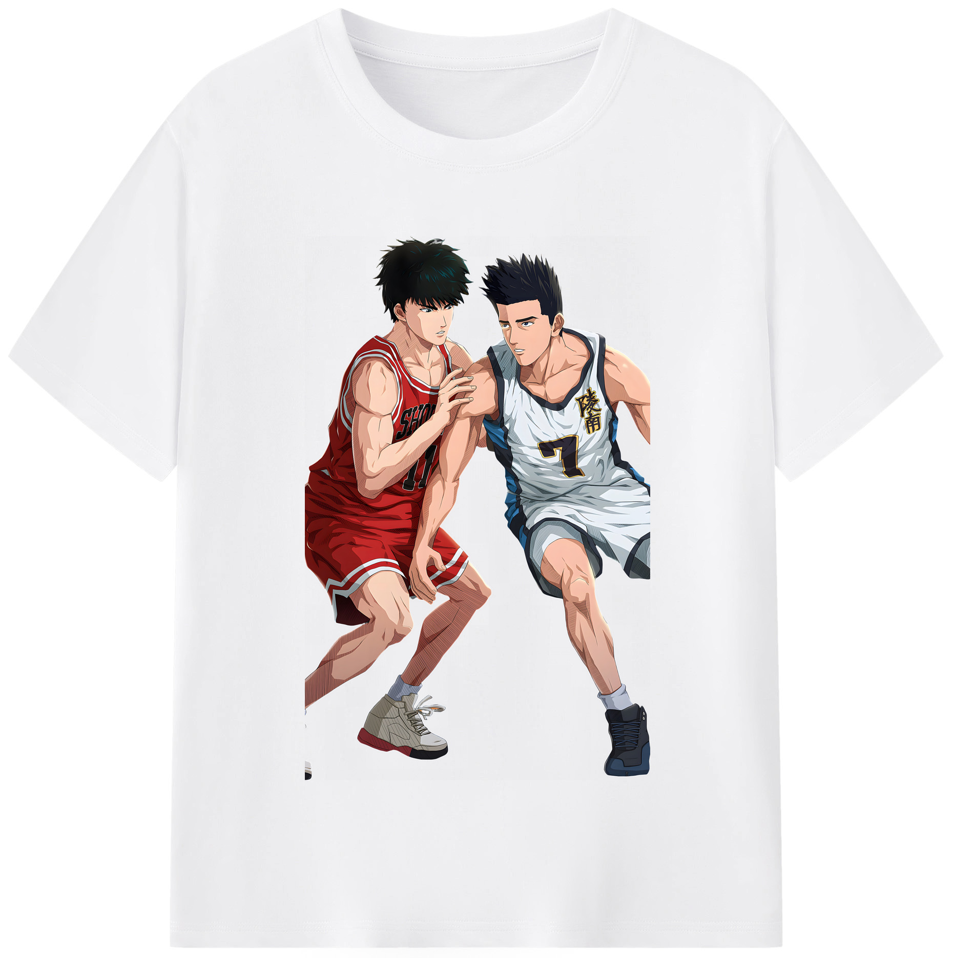 （画像用） SLAM DUNK／スラムダンク 綿100％半袖Tシャツ（フロントプリント）