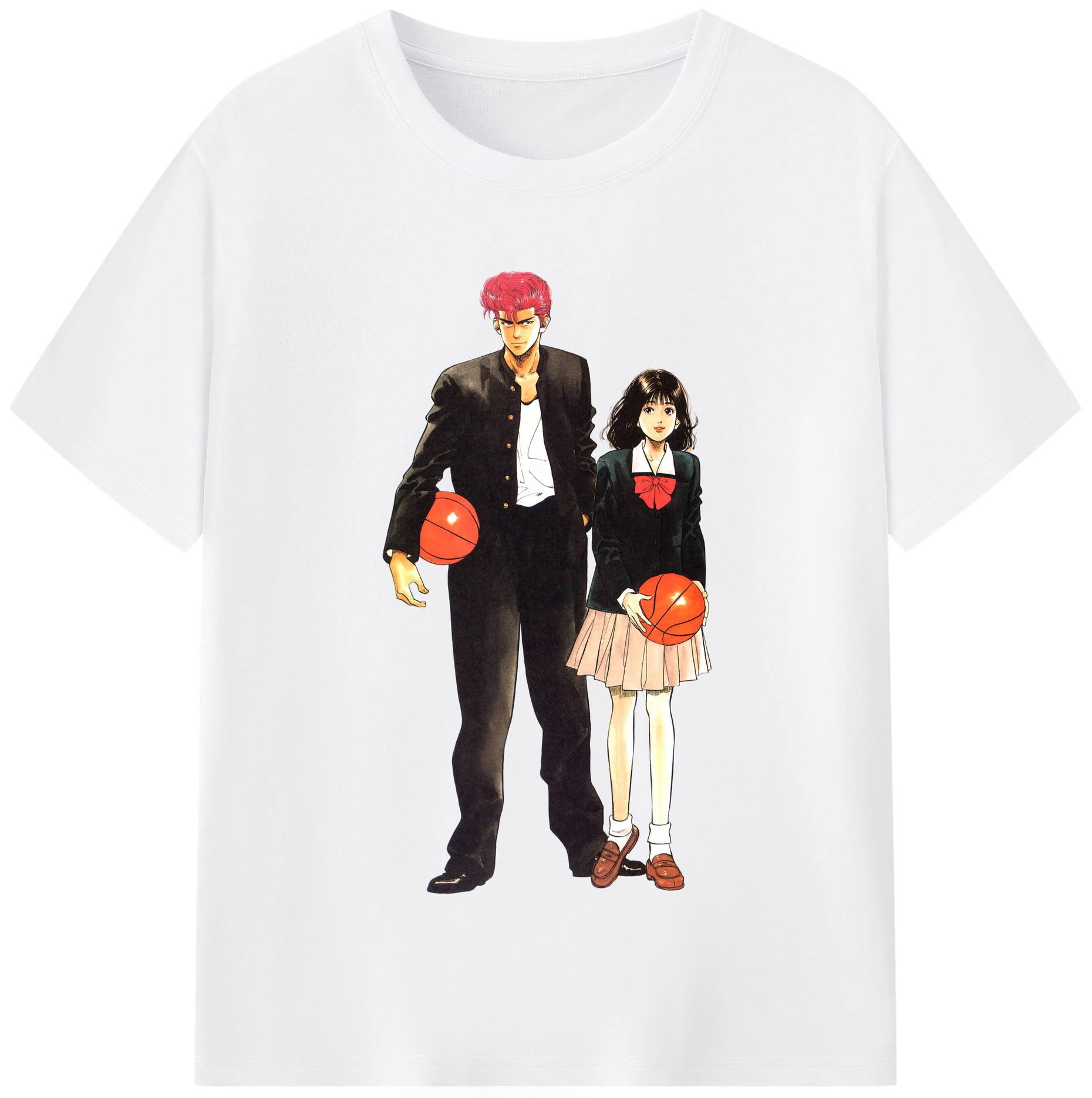 （画像用） SLAM DUNK／スラムダンク 綿100％半袖Tシャツ（フロントプリント）