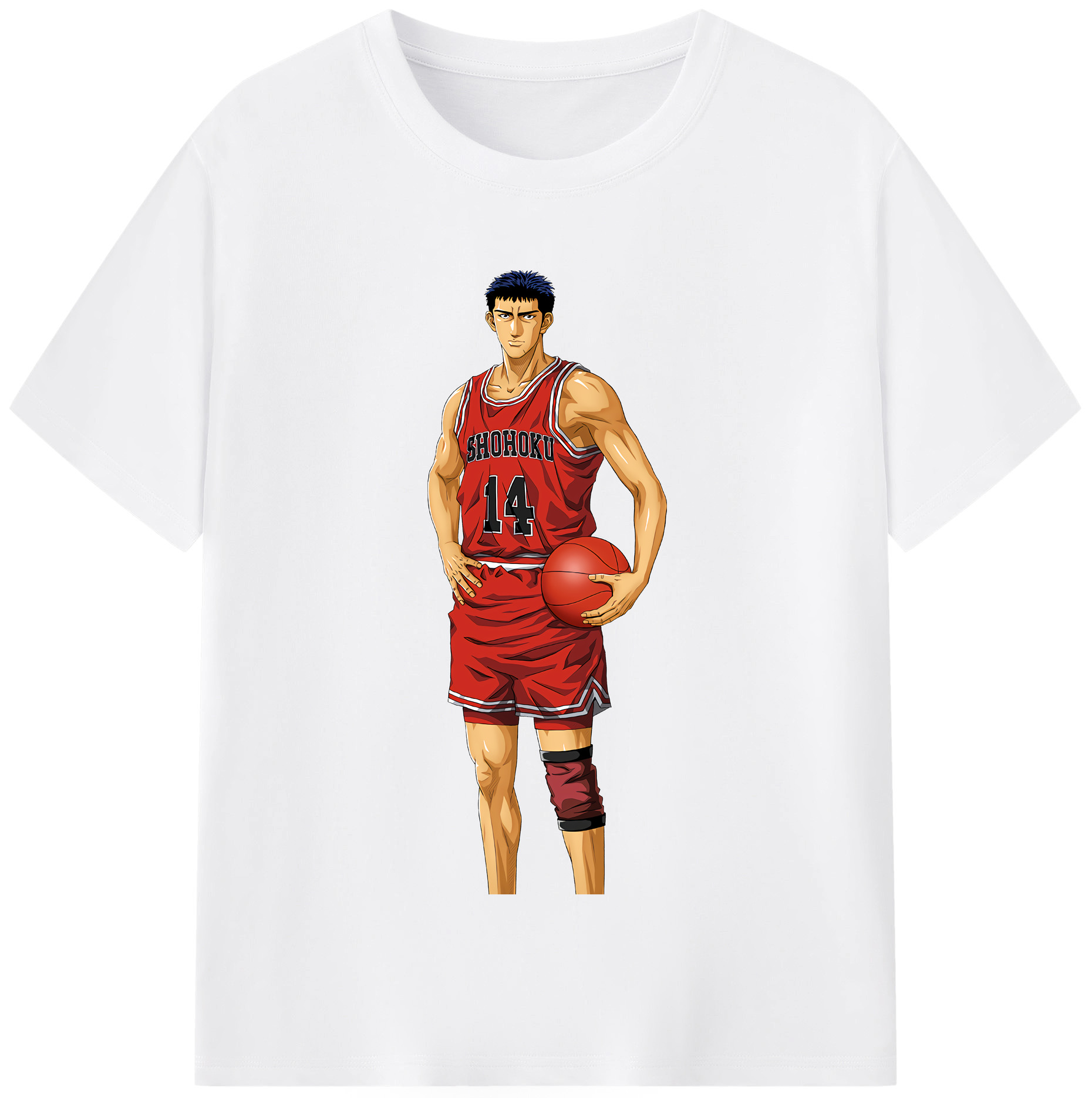 SLAM DUNK／スラムダンク 綿100％半袖Tシャツ（フロントプリント）