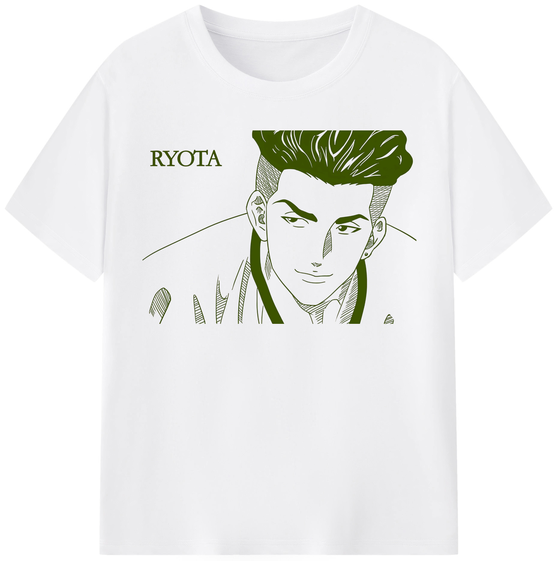 SLAM DUNK／スラムダンク 綿100％半袖Tシャツ（フロントプリント）