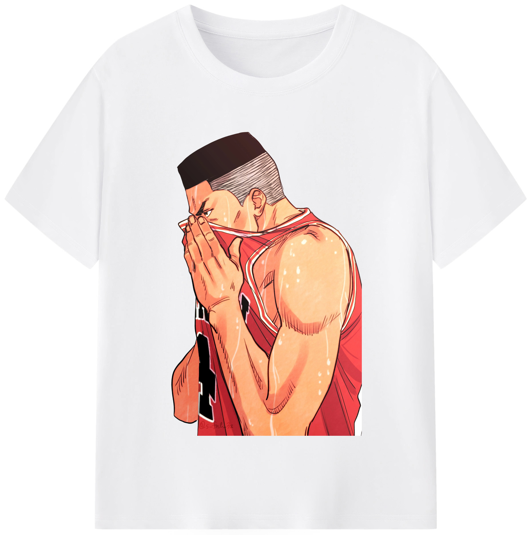 SLAM DUNK／スラムダンク 綿100％半袖Tシャツ（フロントプリント）