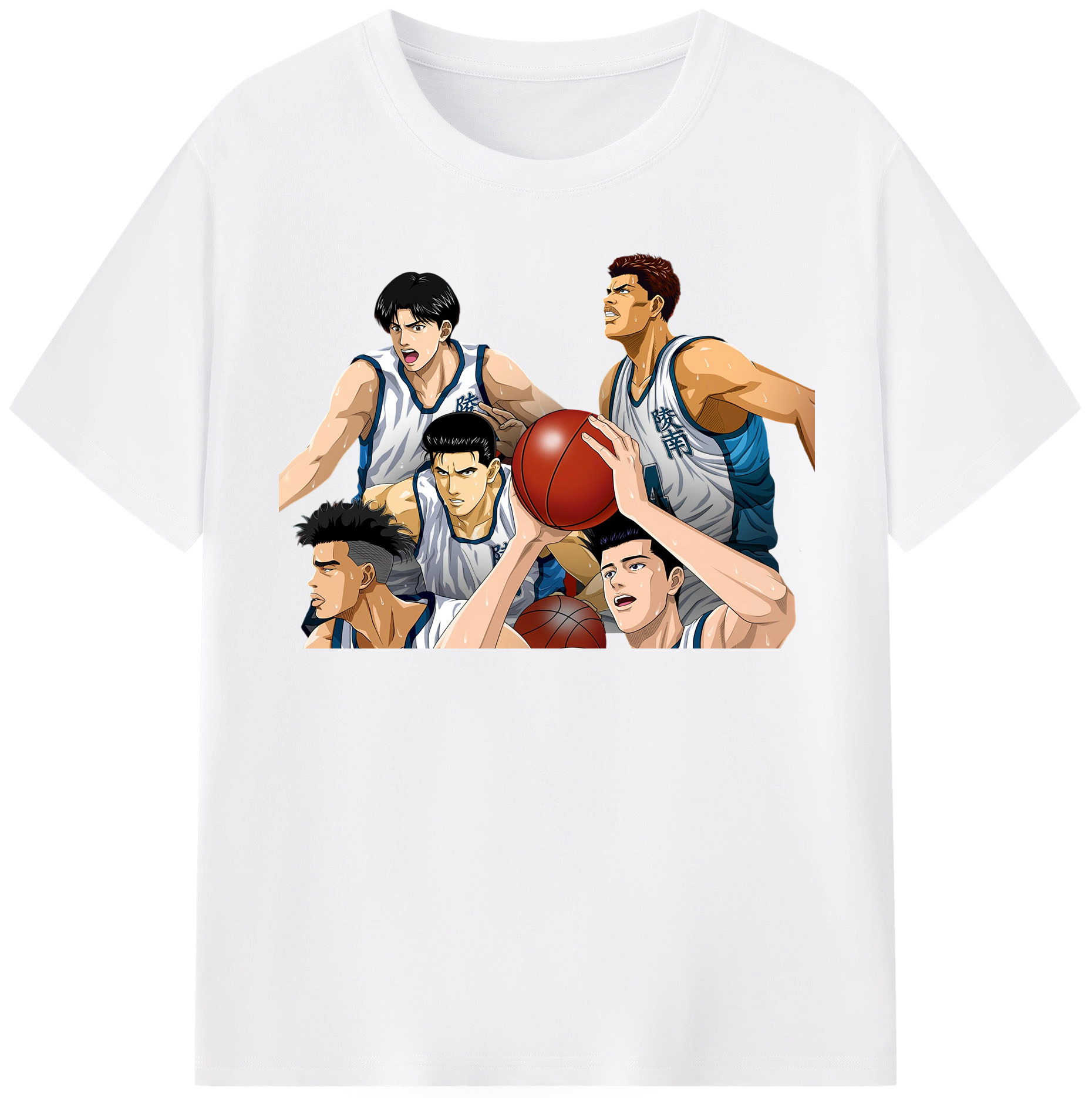 （画像用） SLAM DUNK／スラムダンク 綿100％半袖Tシャツ（フロントプリント）