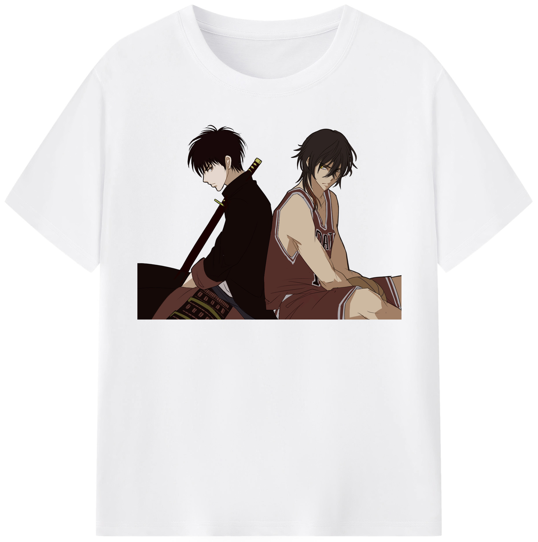 SLAM DUNK／スラムダンク 綿100％半袖Tシャツ（フロントプリント）