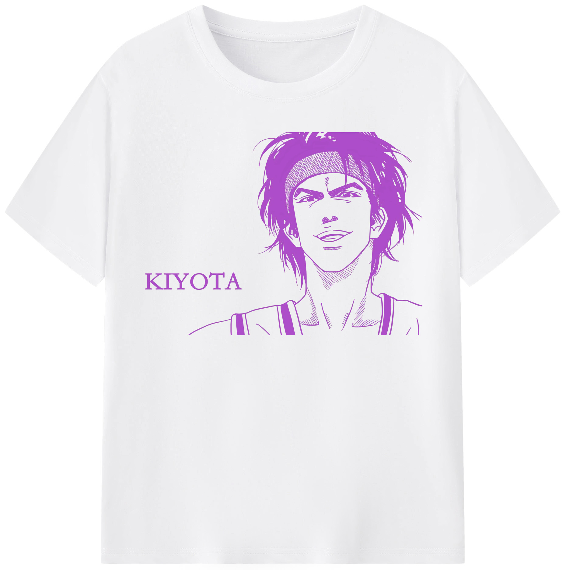 SLAM DUNK／スラムダンク 綿100％半袖Tシャツ（フロントプリント）