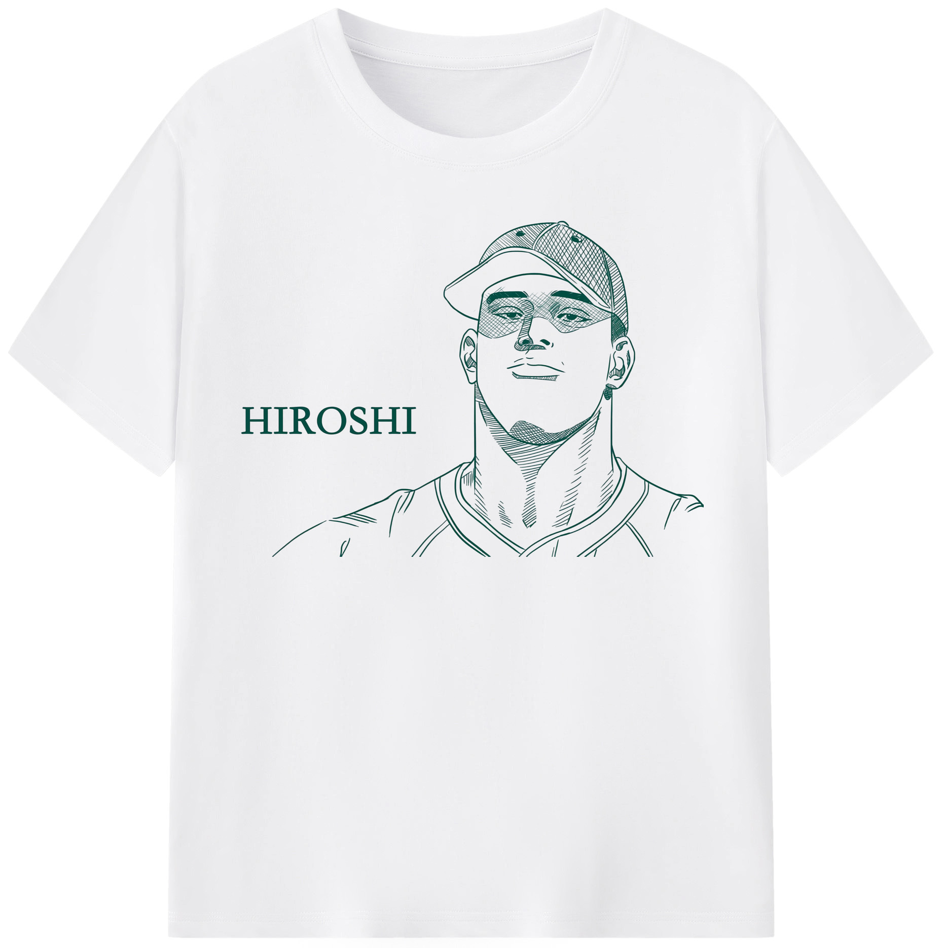 SLAM DUNK／スラムダンク 綿100％半袖Tシャツ（フロントプリント）