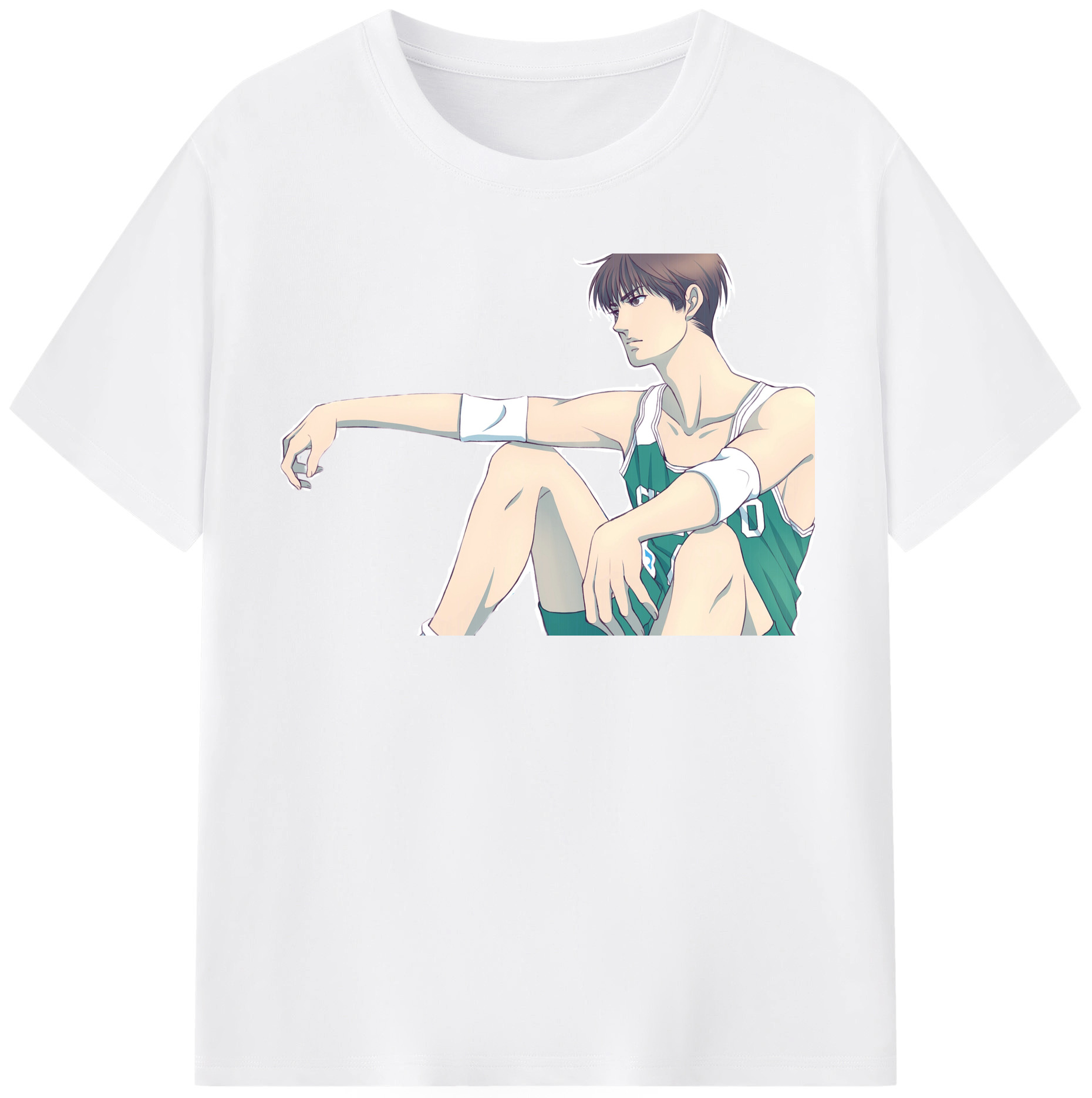 SLAM DUNK／スラムダンク 綿100％半袖Tシャツ（フロントプリント）