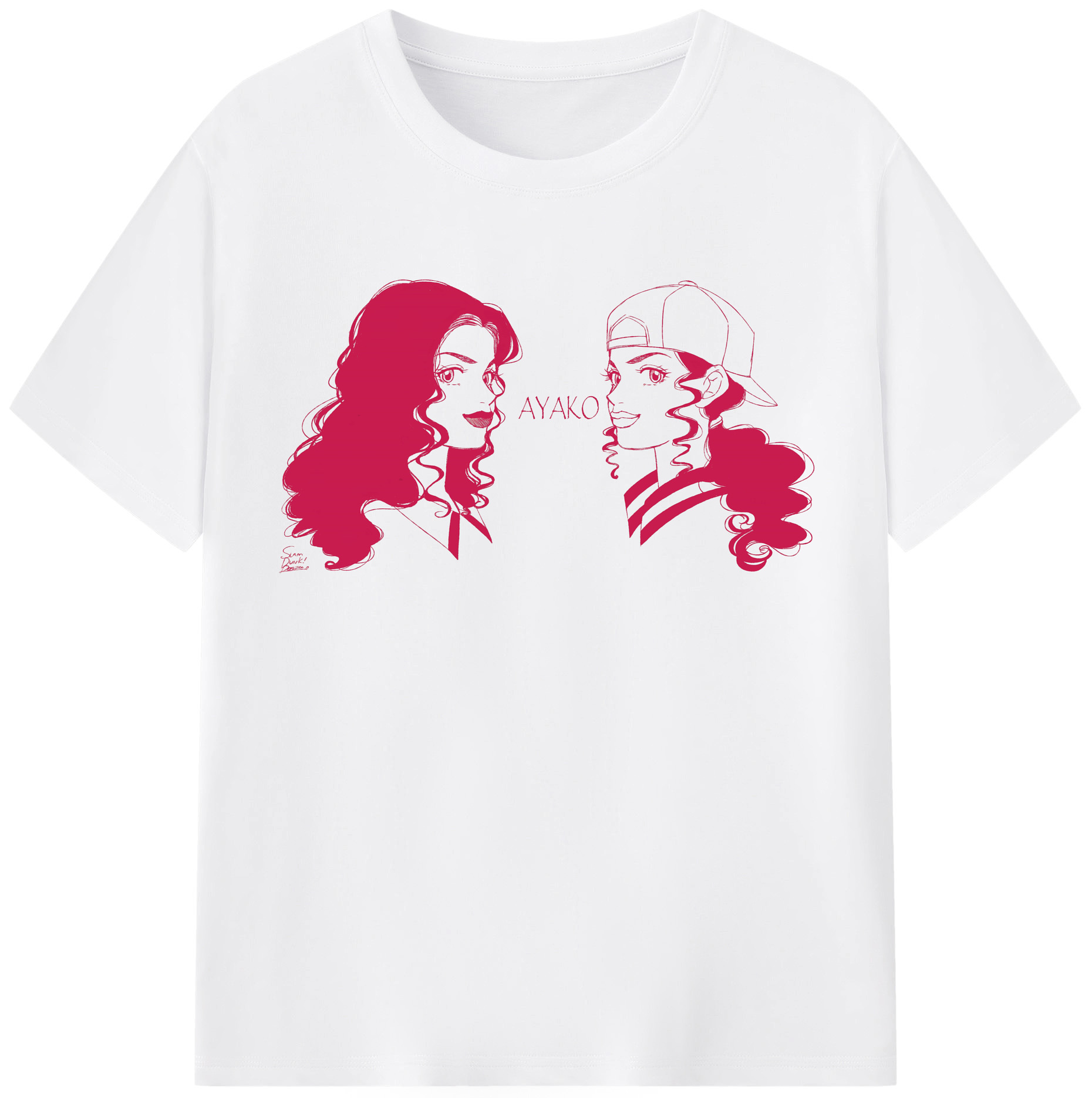 SLAM DUNK／スラムダンク 綿100％半袖Tシャツ（フロントプリント）
