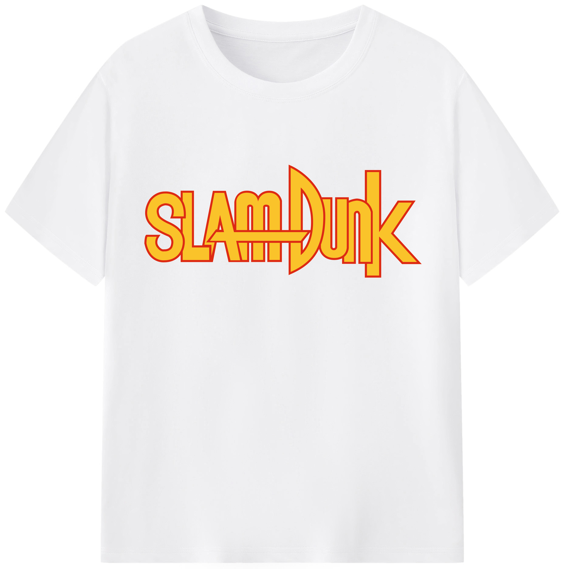 SLAM DUNK／スラムダンク 綿100％半袖Tシャツ（フロントプリント）