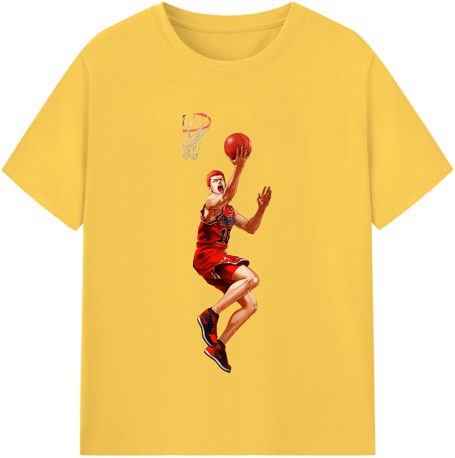 （画像用） SLAM DUNK／スラムダンク 綿100％半袖Tシャツ（フロントプリント）
