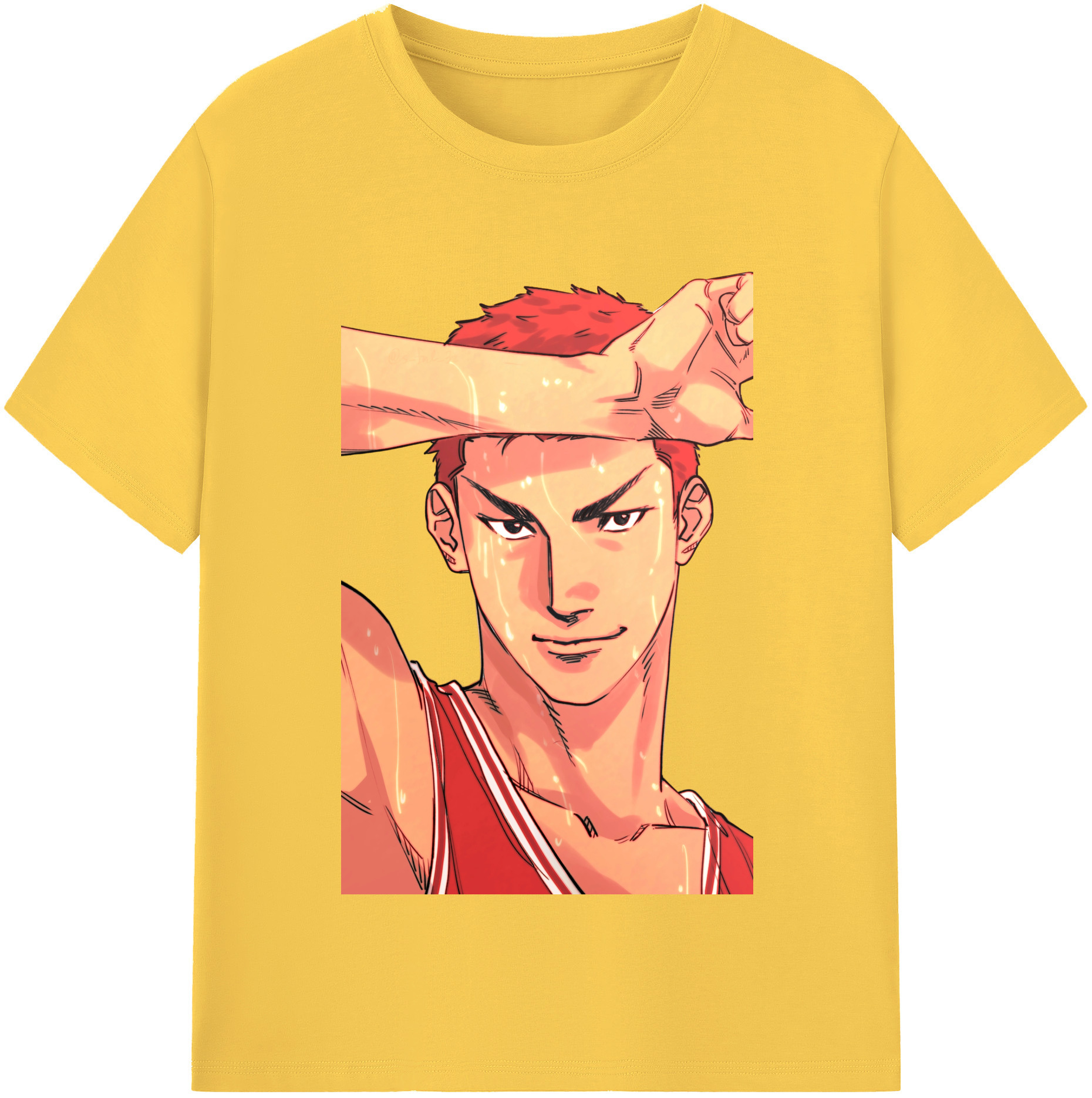 SLAM DUNK／スラムダンク 綿100％半袖Tシャツ（フロントプリント）