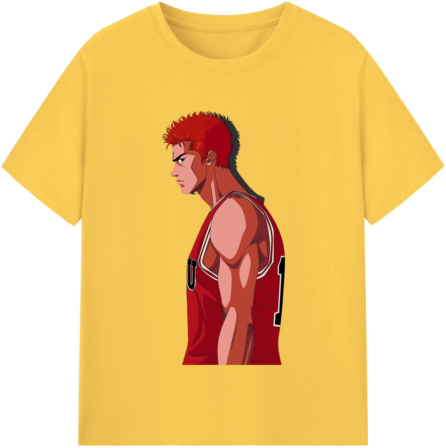 SLAM DUNK／スラムダンク 綿100％半袖Tシャツ（フロントプリント）