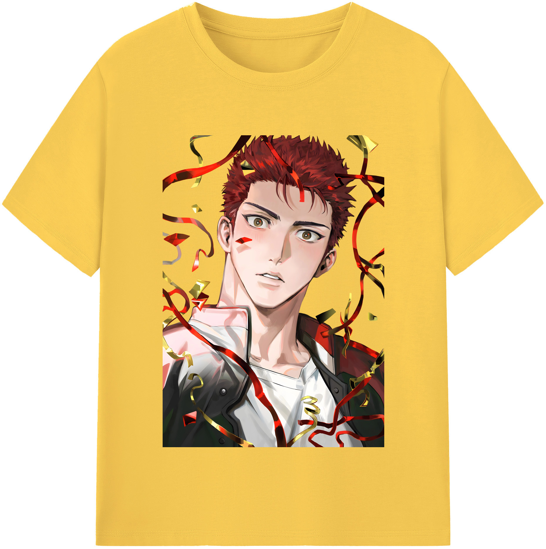 SLAM DUNK／スラムダンク 綿100％半袖Tシャツ（フロントプリント）