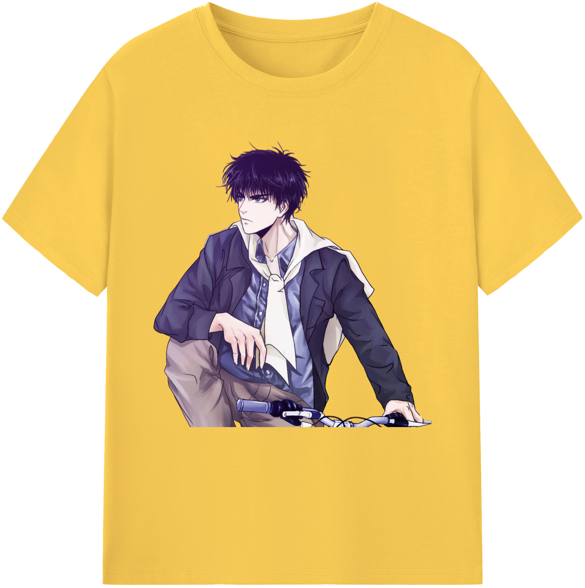 SLAM DUNK／スラムダンク 綿100％半袖Tシャツ（フロントプリント）