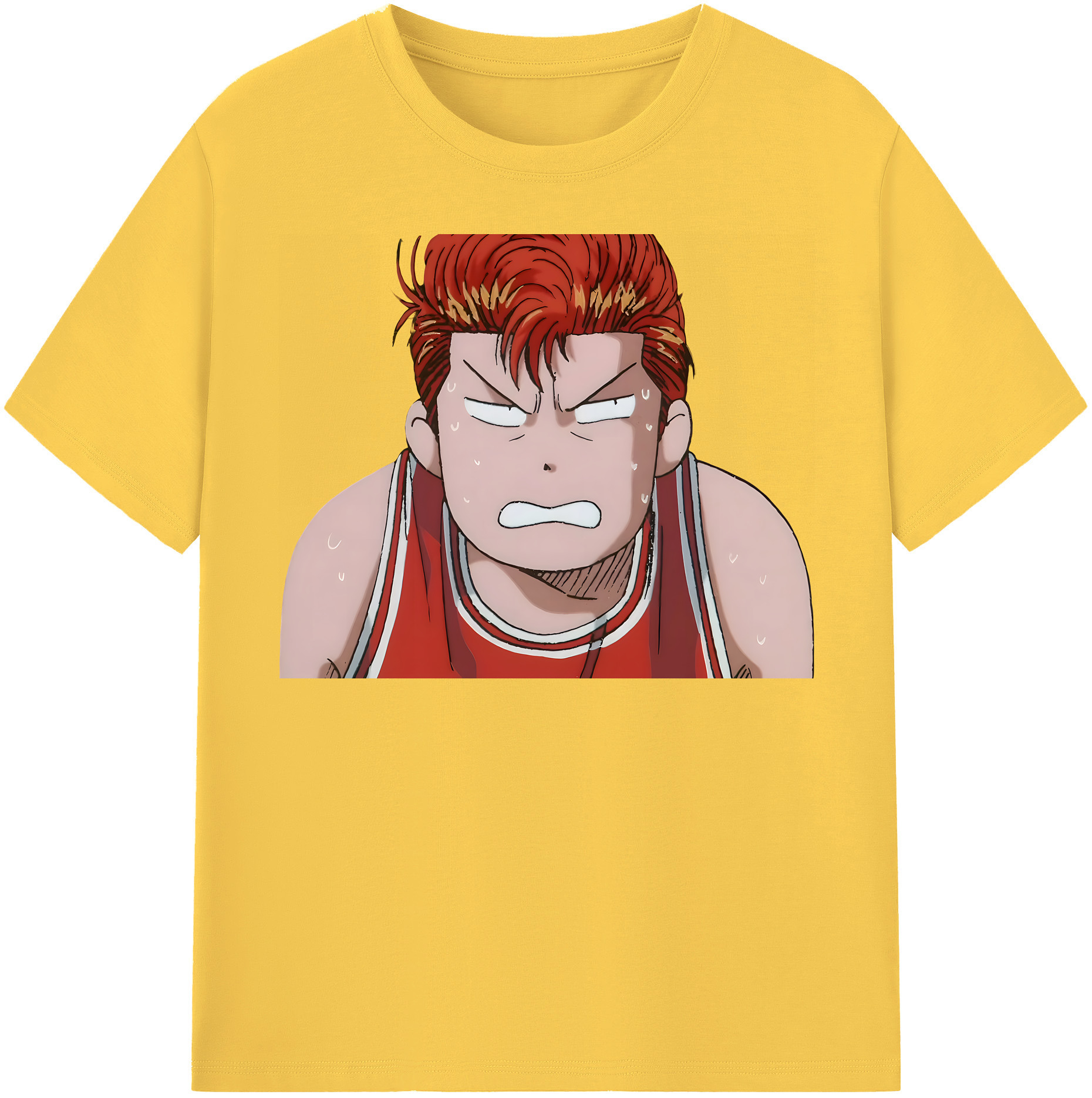 SLAM DUNK／スラムダンク 綿100％半袖Tシャツ（フロントプリント）