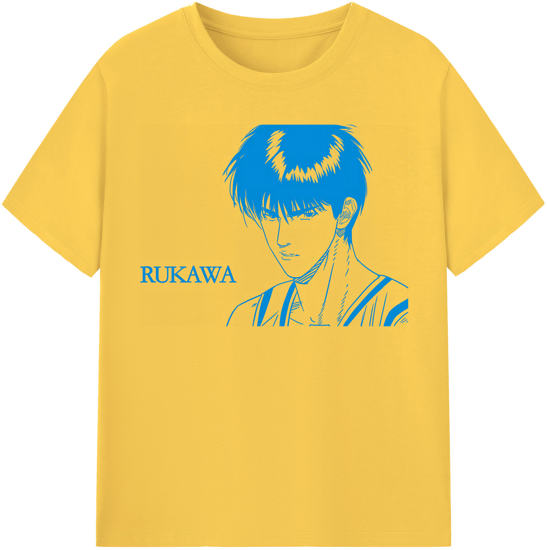 SLAM DUNK／スラムダンク 綿100％半袖Tシャツ（フロントプリント）