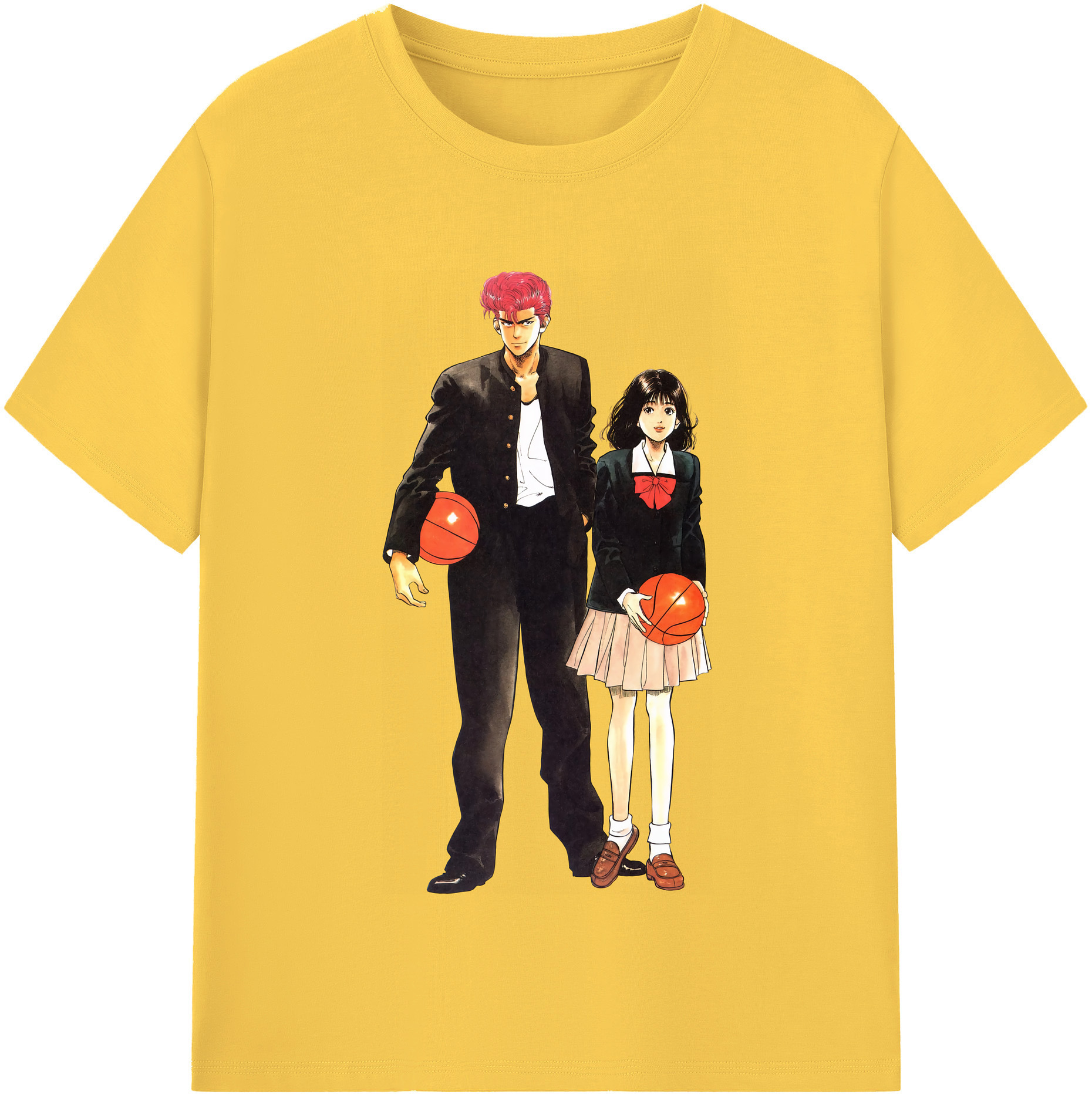 （画像用） SLAM DUNK／スラムダンク 綿100％半袖Tシャツ（フロントプリント）