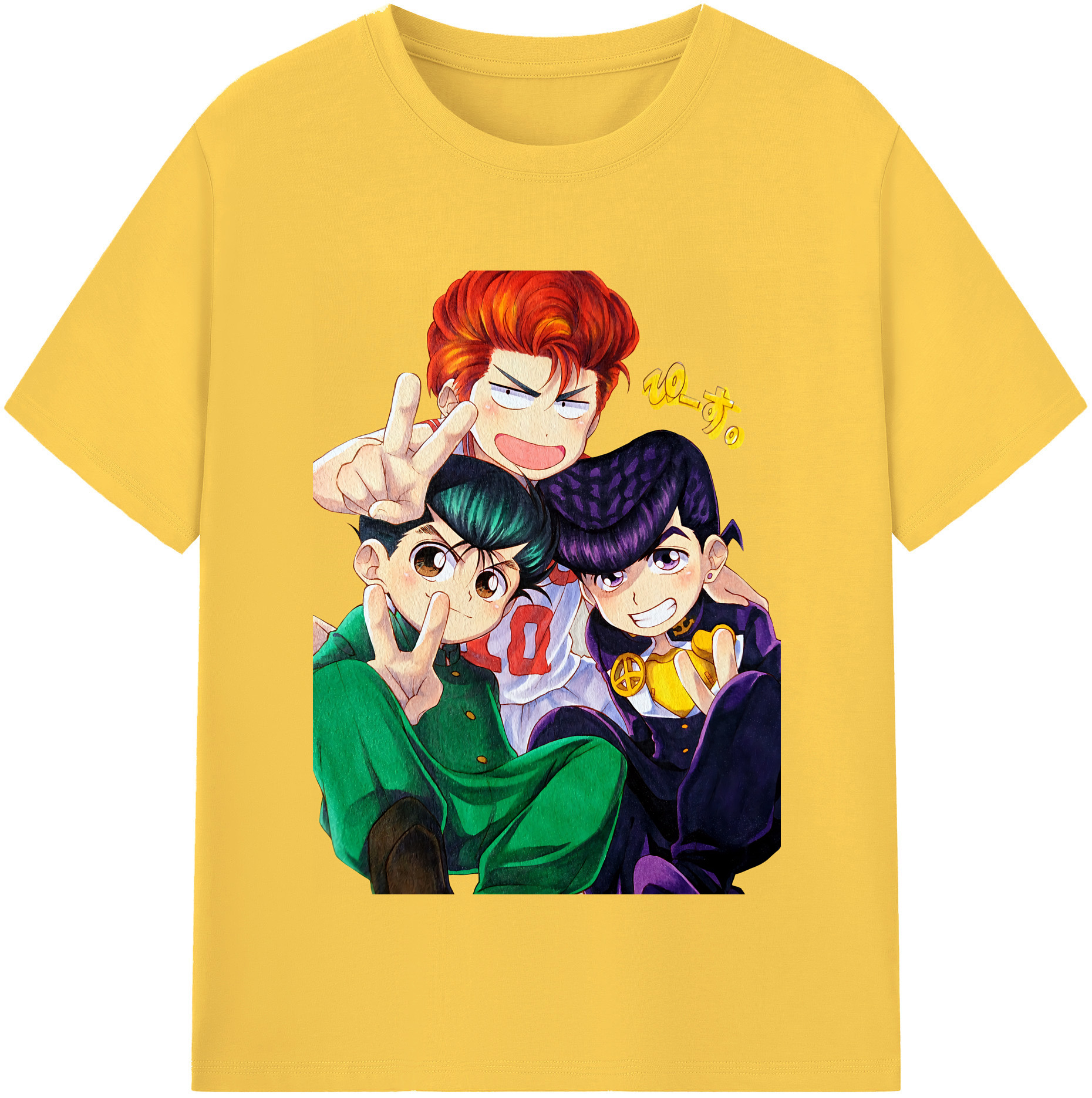 SLAM DUNK／スラムダンク 綿100％半袖Tシャツ（フロントプリント）