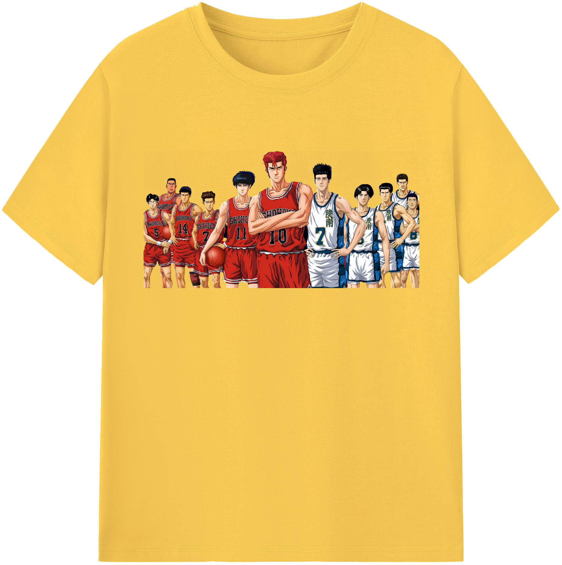 （画像用） SLAM DUNK／スラムダンク 綿100％半袖Tシャツ（フロントプリント）