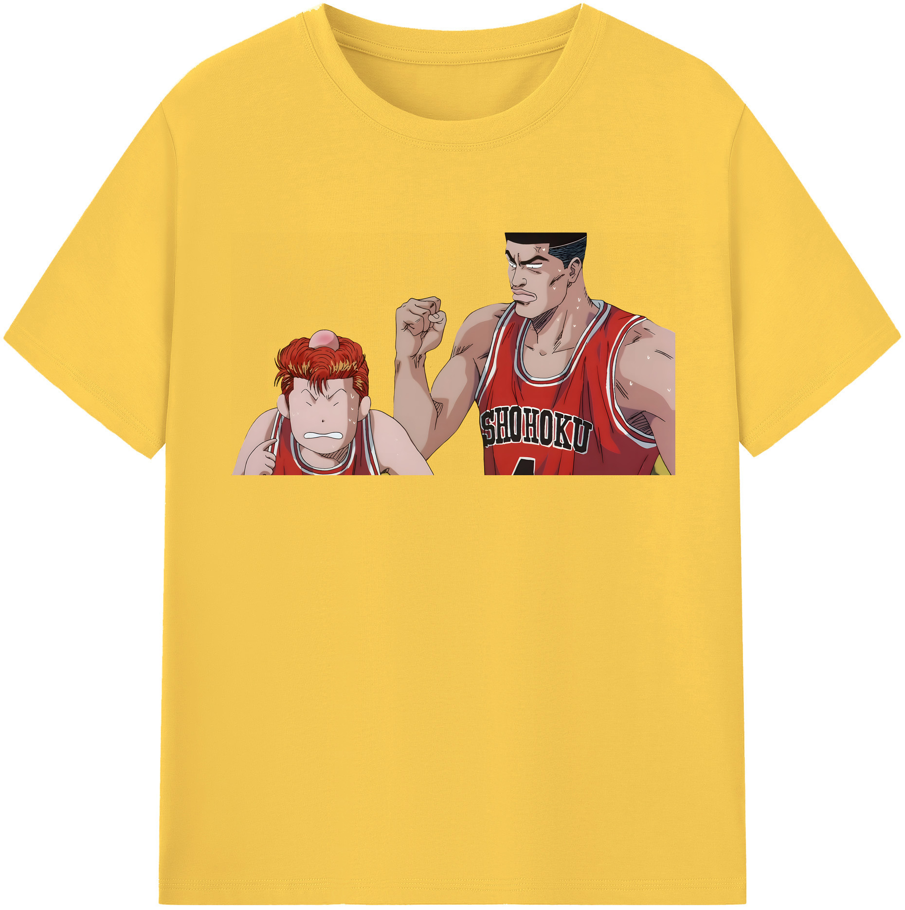 SLAM DUNK／スラムダンク 綿100％半袖Tシャツ（フロントプリント）