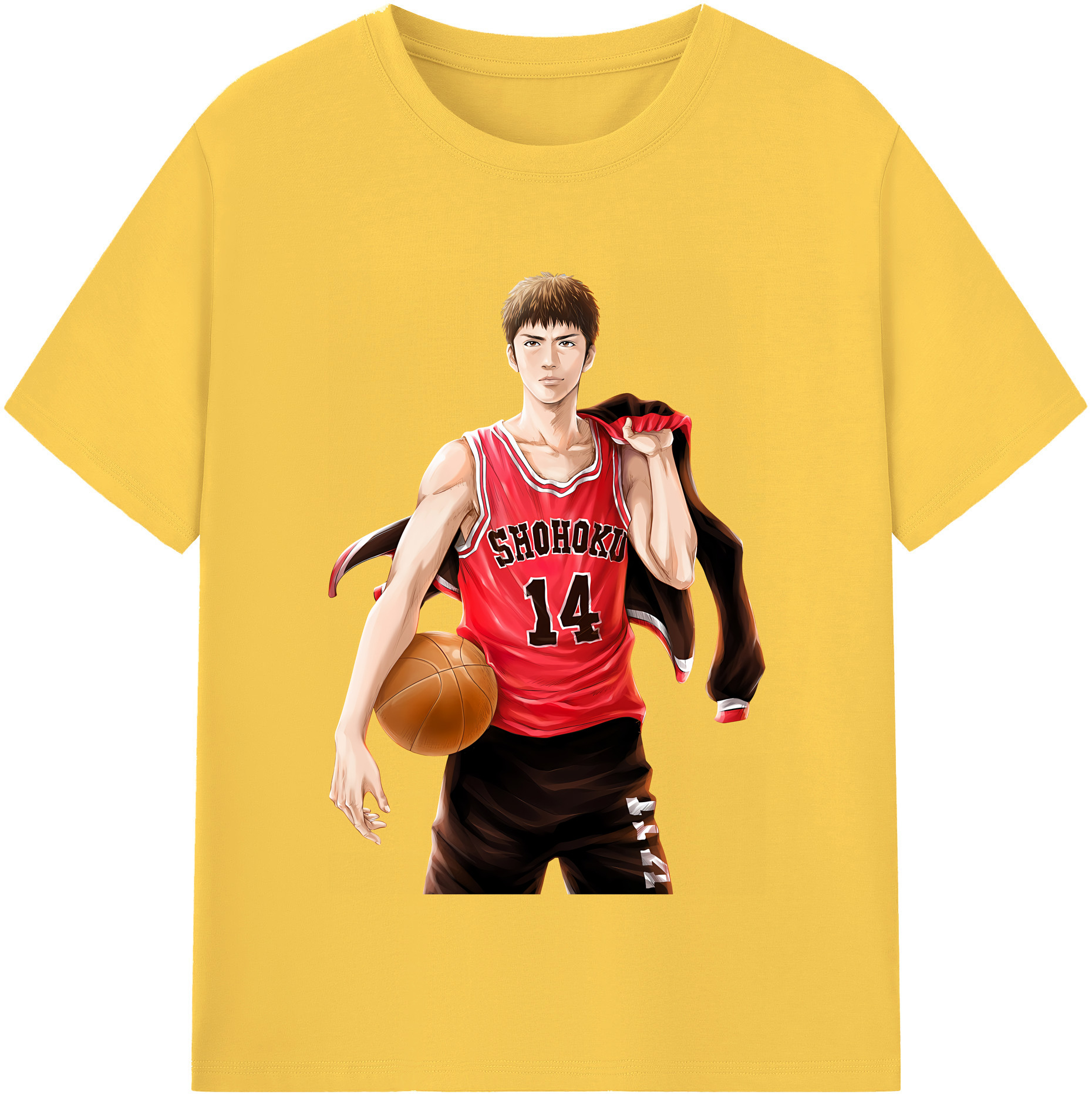 （画像用） SLAM DUNK／スラムダンク 綿100％半袖Tシャツ（フロントプリント）