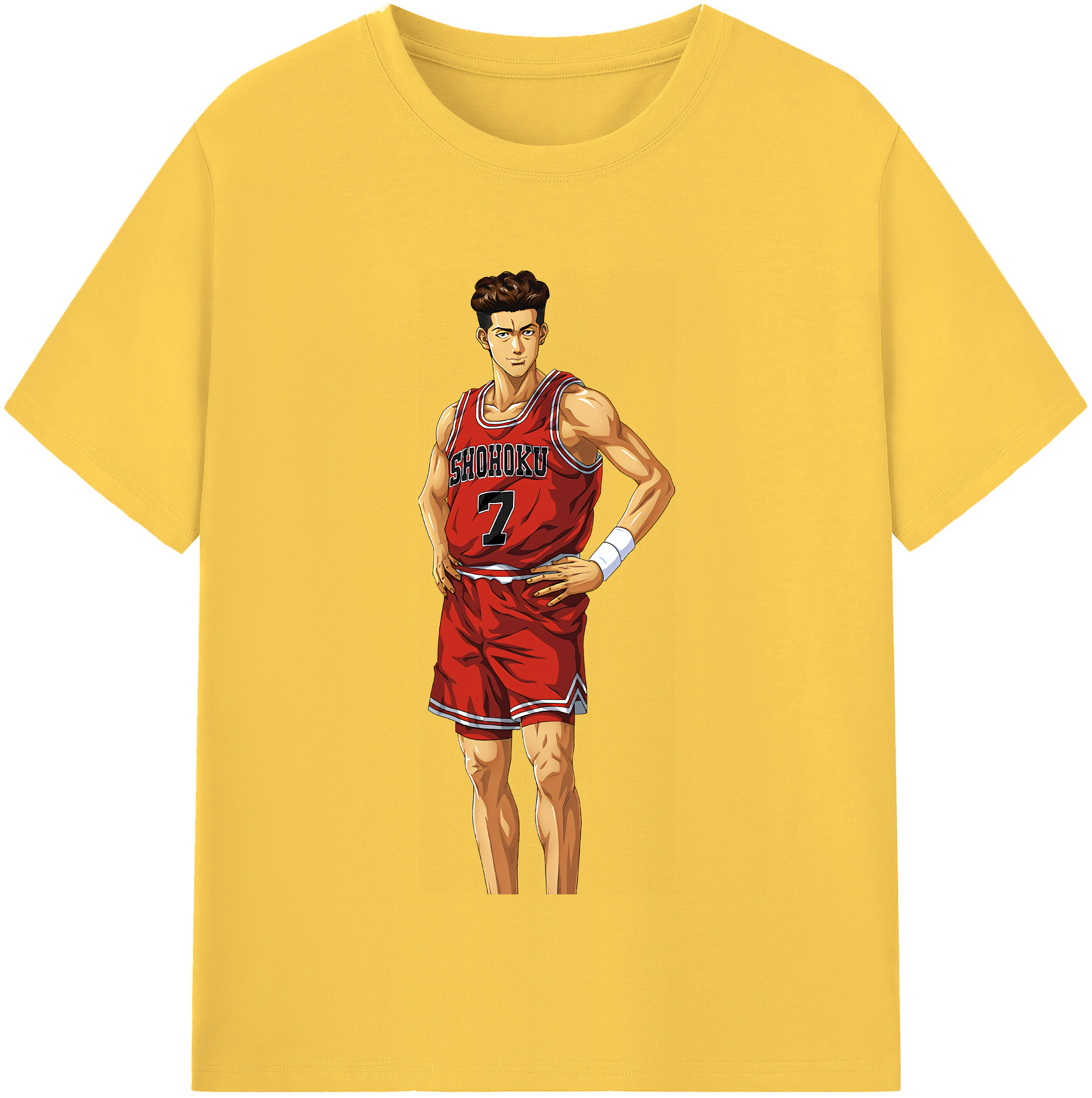 （画像用） SLAM DUNK／スラムダンク 綿100％半袖Tシャツ（フロントプリント）