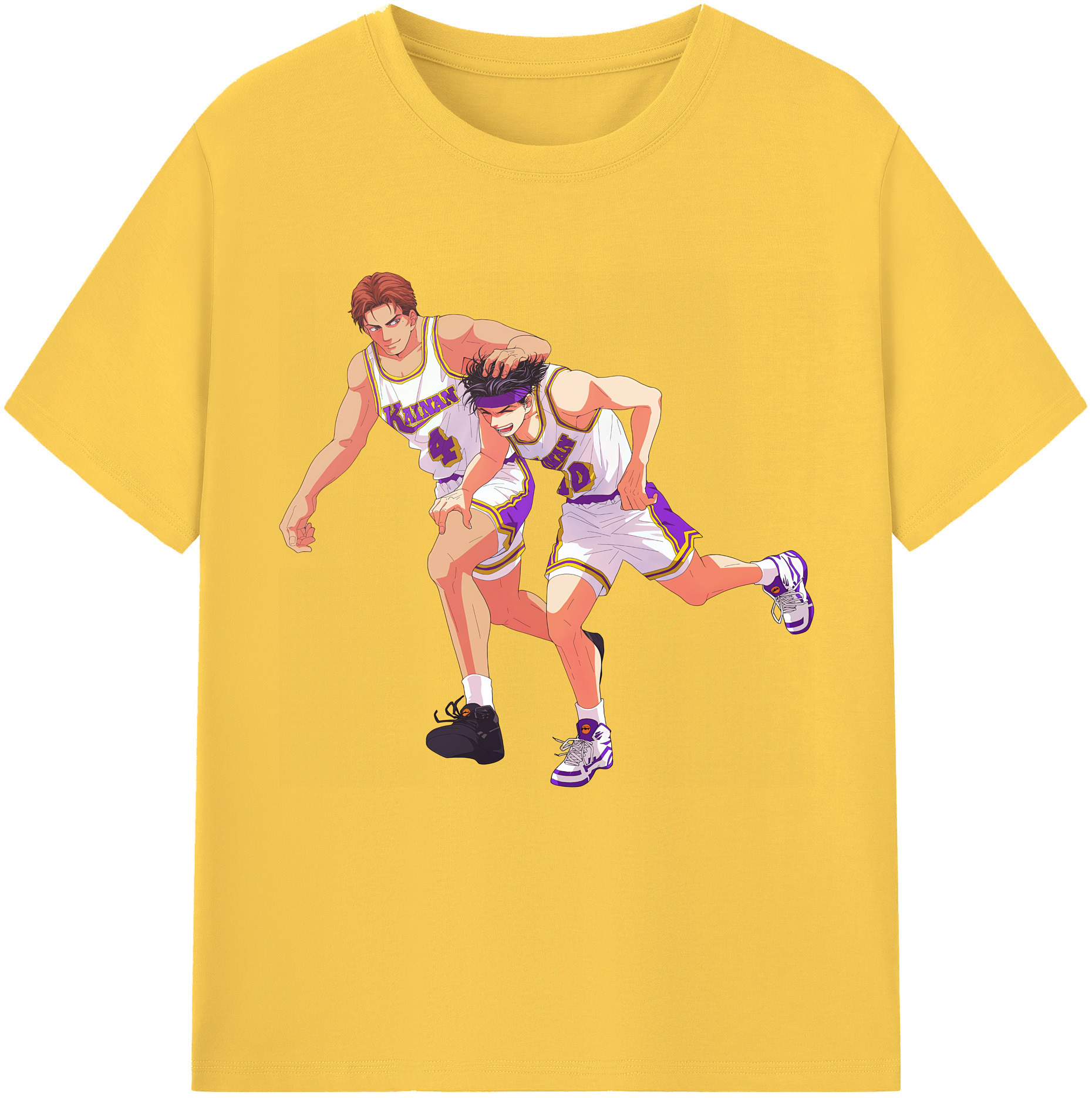 （画像用） SLAM DUNK／スラムダンク 綿100％半袖Tシャツ（フロントプリント）