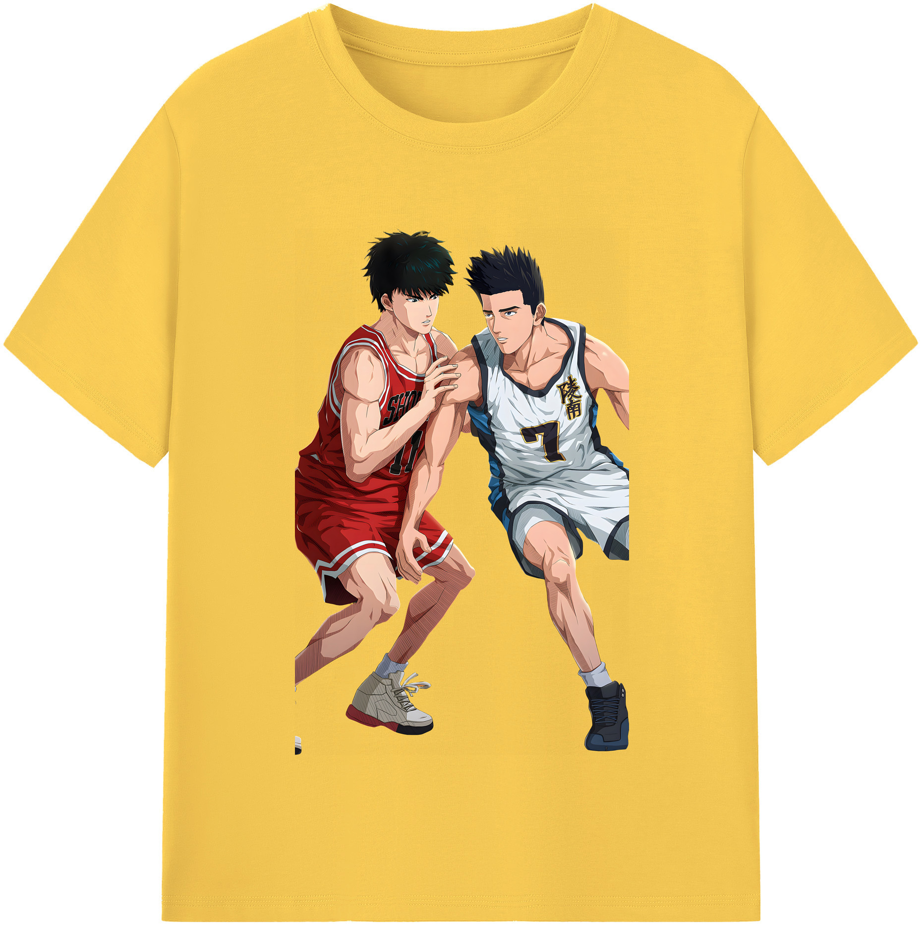 （画像用） SLAM DUNK／スラムダンク 綿100％半袖Tシャツ（フロントプリント）