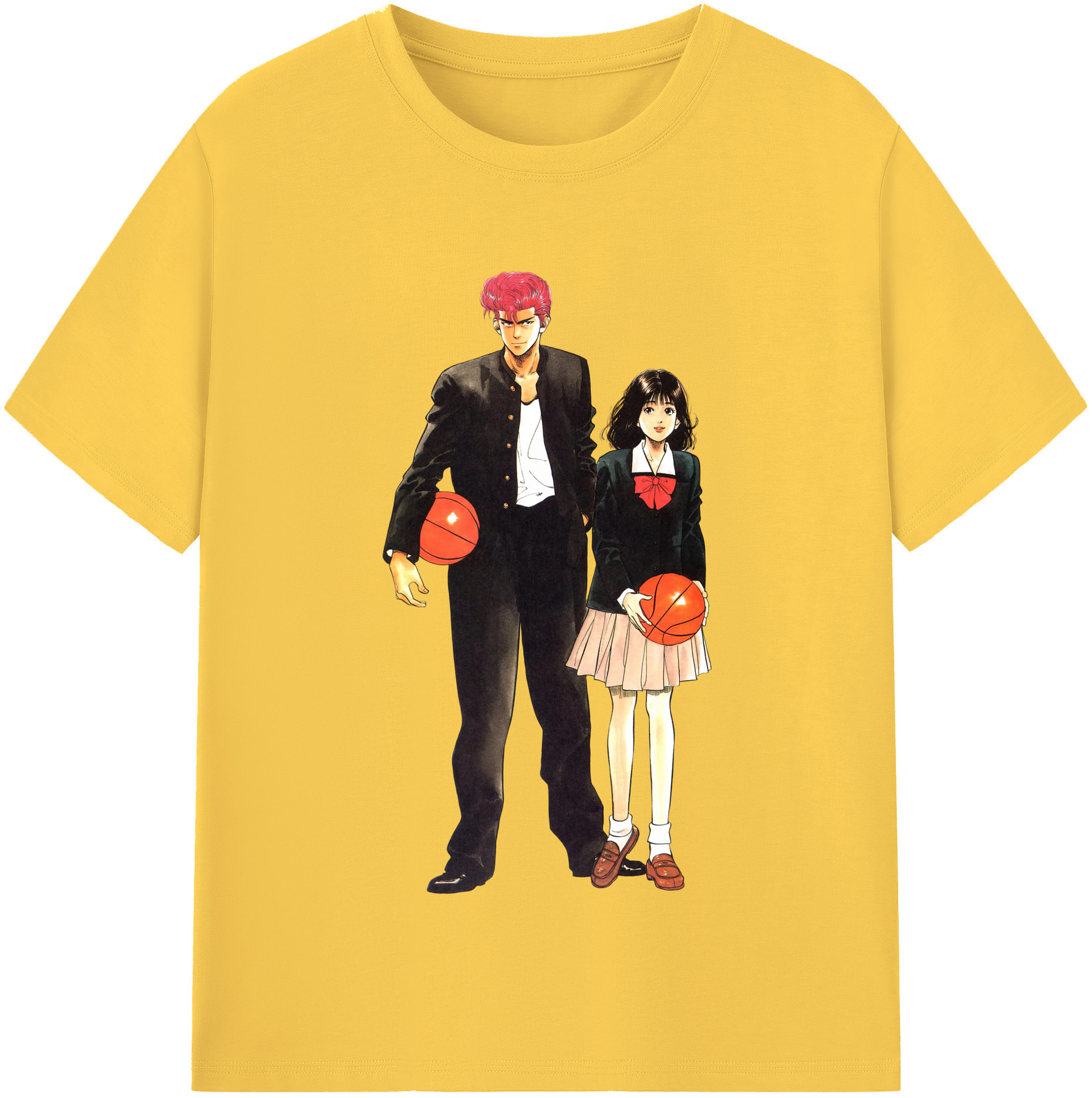 （画像用） SLAM DUNK／スラムダンク 綿100％半袖Tシャツ（フロントプリント）
