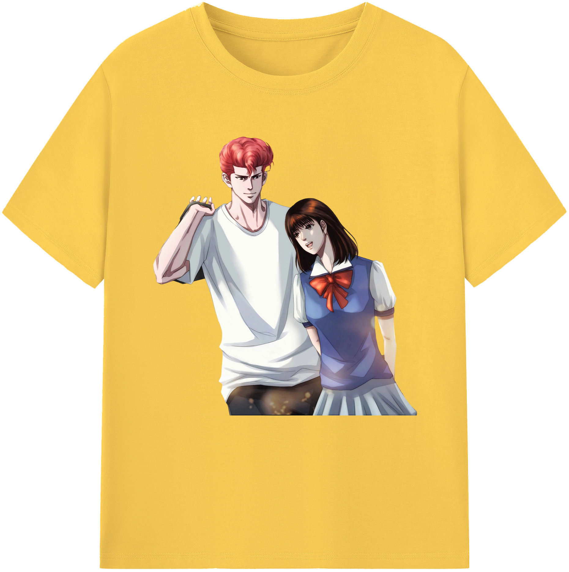 SLAM DUNK／スラムダンク 綿100％半袖Tシャツ（フロントプリント）