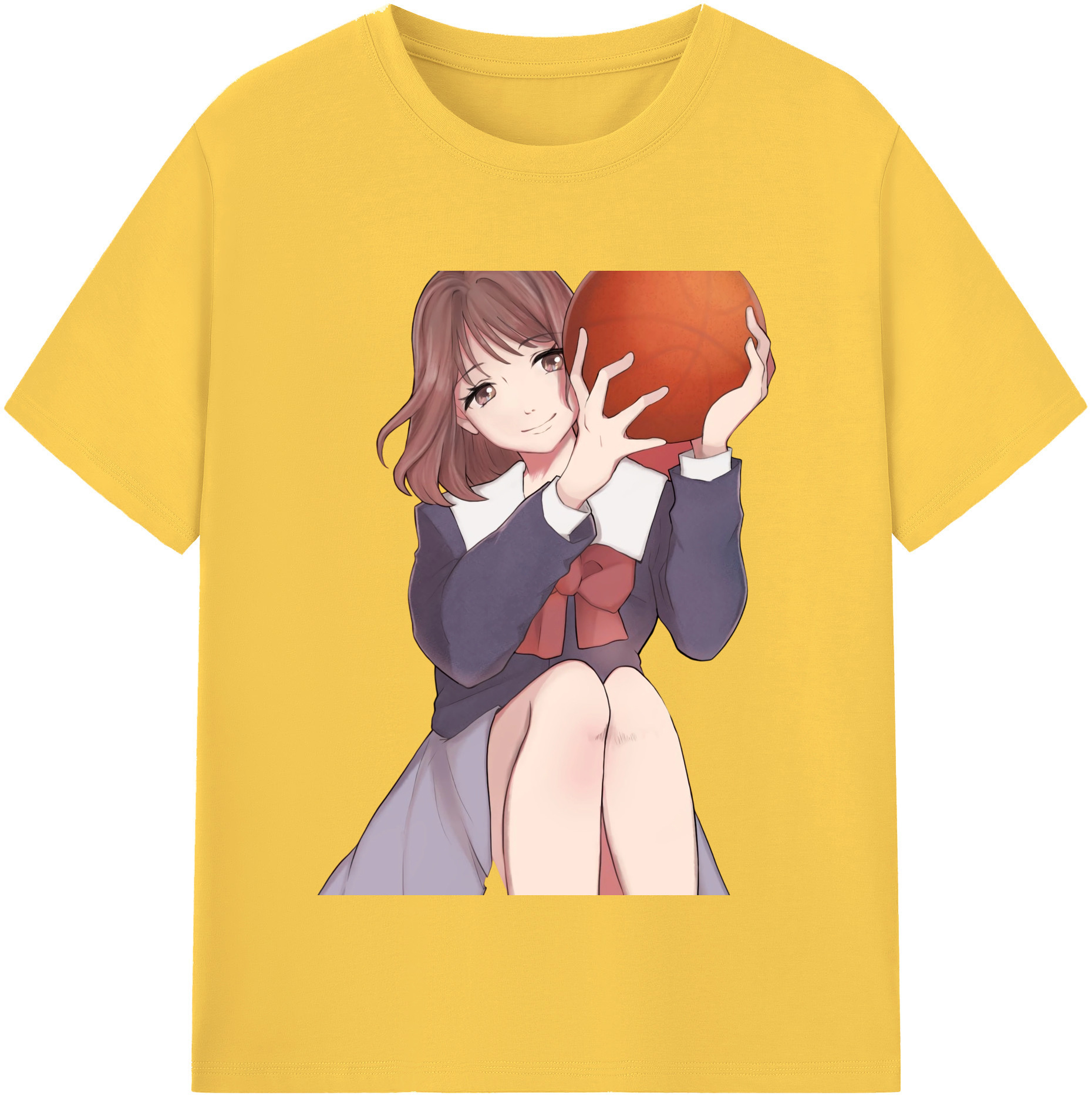 SLAM DUNK／スラムダンク 綿100％半袖Tシャツ（フロントプリント）