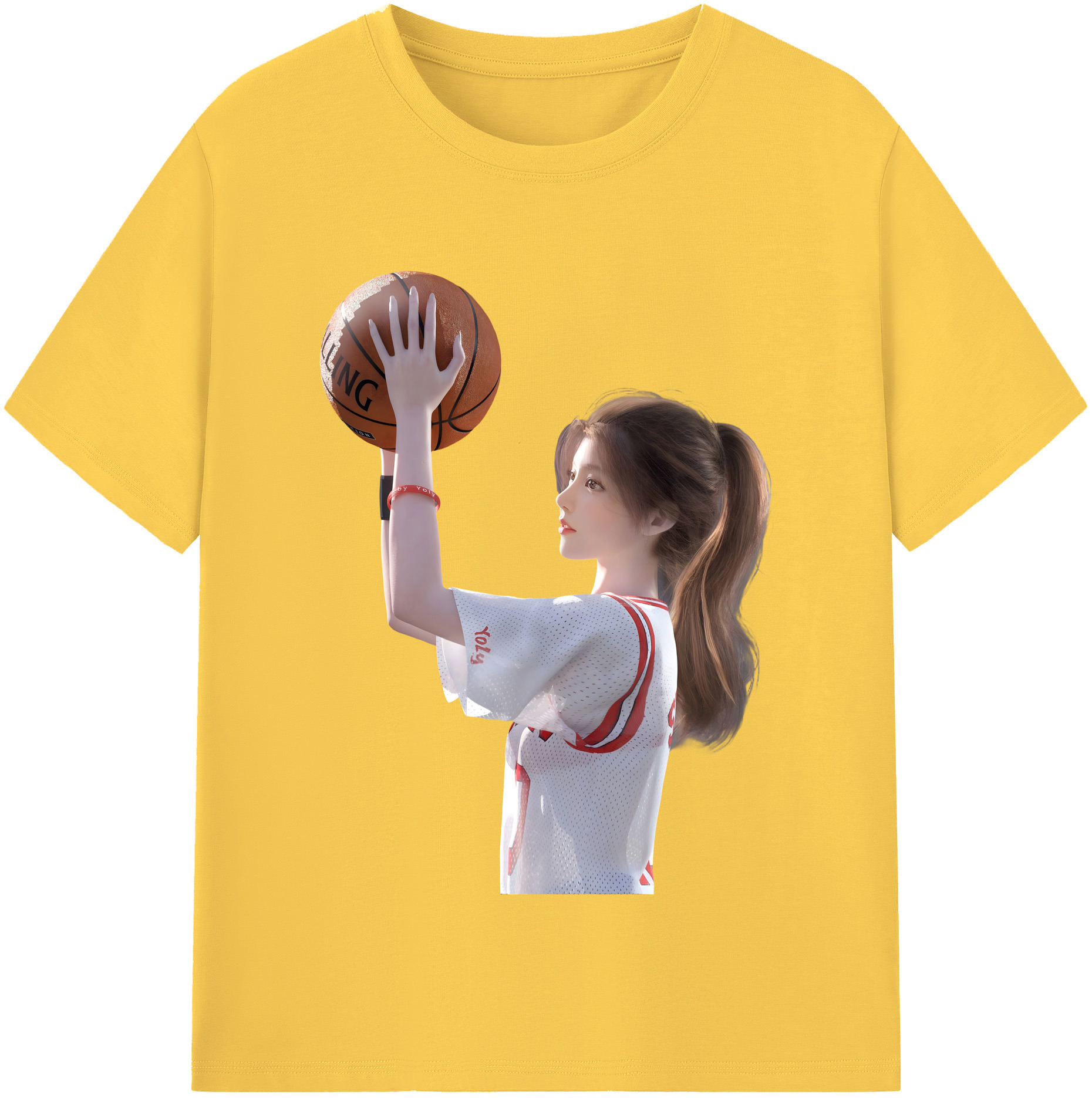 SLAM DUNK／スラムダンク 綿100％半袖Tシャツ（フロントプリント）