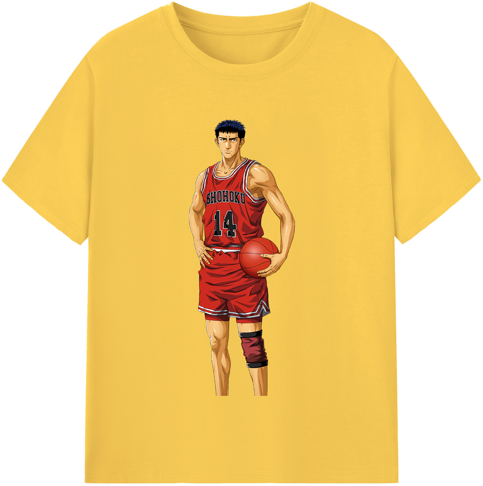 SLAM DUNK／スラムダンク 綿100％半袖Tシャツ（フロントプリント）