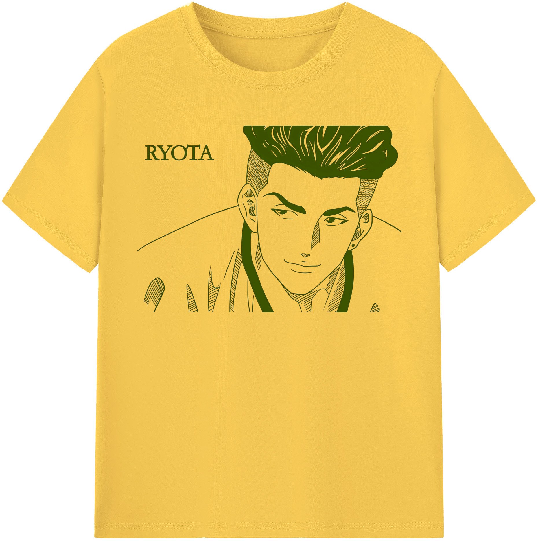 SLAM DUNK／スラムダンク 綿100％半袖Tシャツ（フロントプリント）