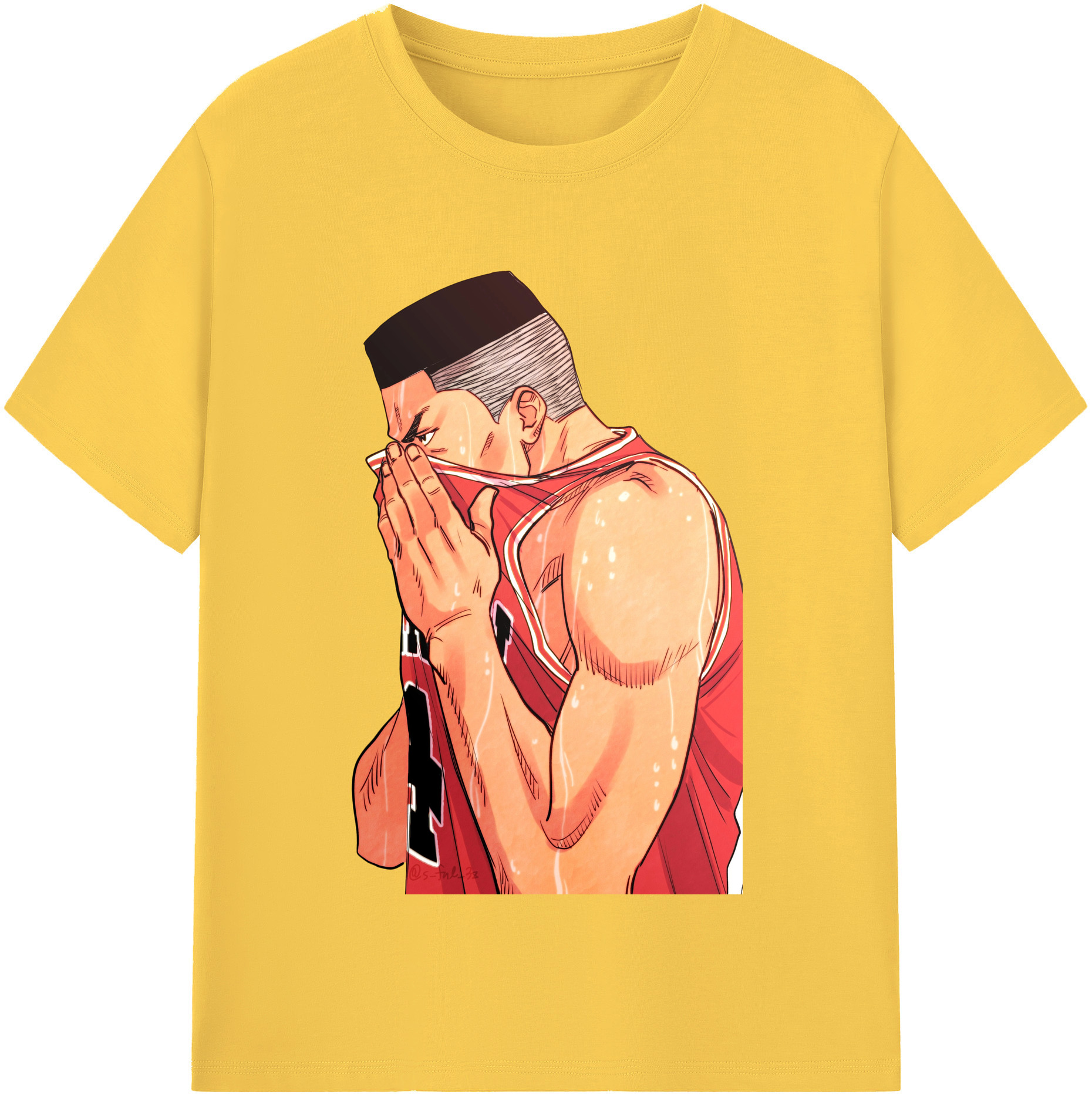 SLAM DUNK／スラムダンク 綿100％半袖Tシャツ（フロントプリント）
