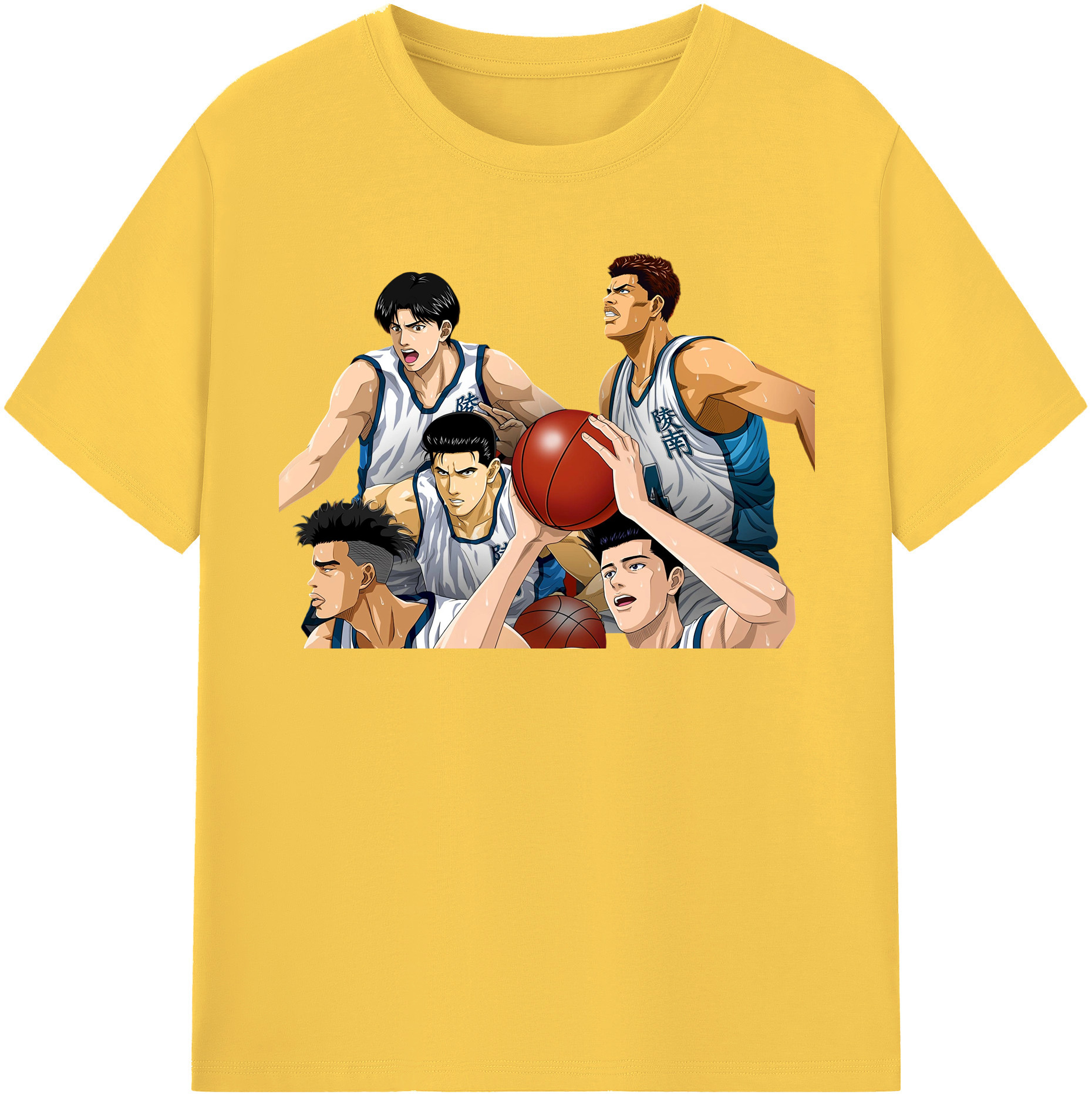 （画像用） SLAM DUNK／スラムダンク 綿100％半袖Tシャツ（フロントプリント）