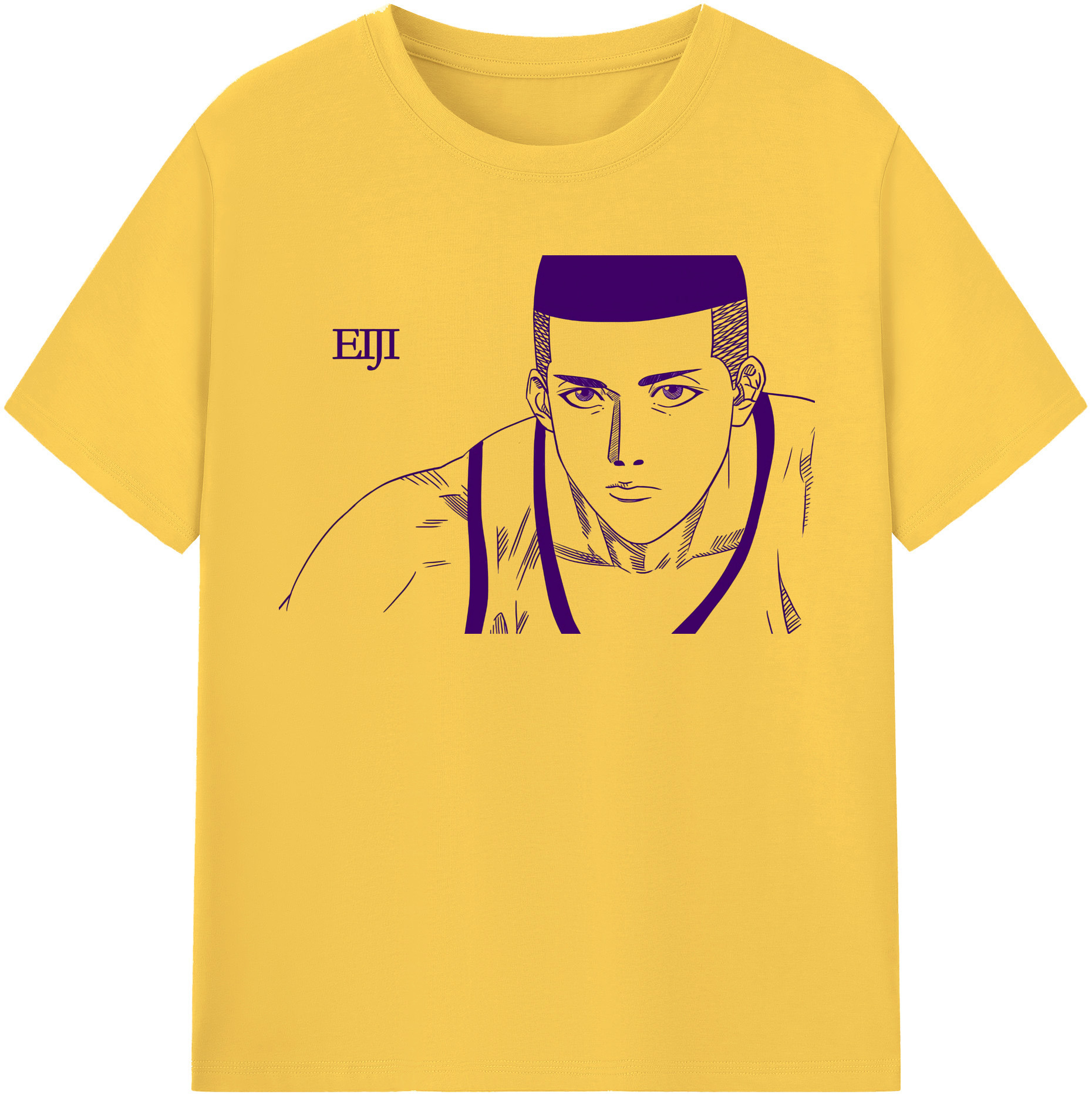 SLAM DUNK／スラムダンク 綿100％半袖Tシャツ（フロントプリント）