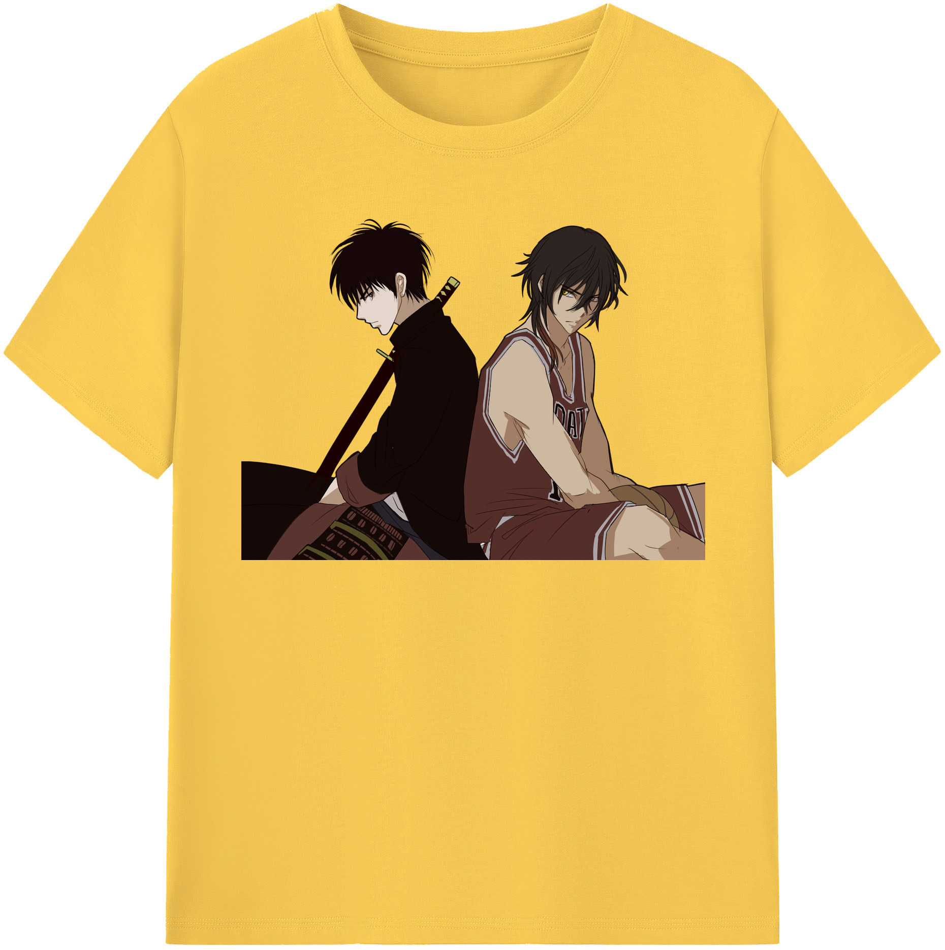 SLAM DUNK／スラムダンク 綿100％半袖Tシャツ（フロントプリント）