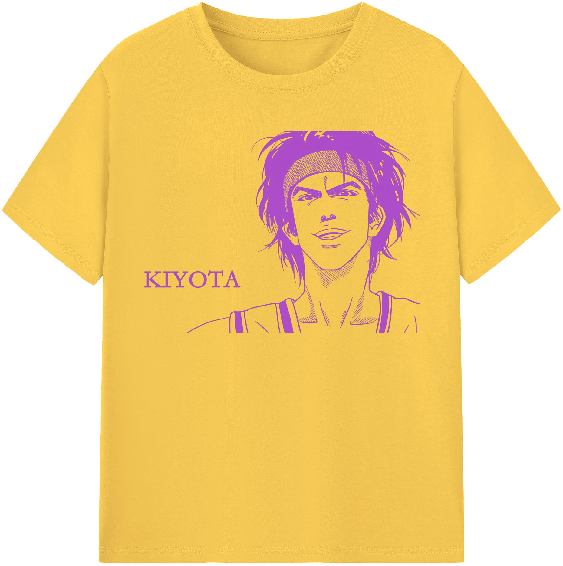 SLAM DUNK／スラムダンク 綿100％半袖Tシャツ（フロントプリント）