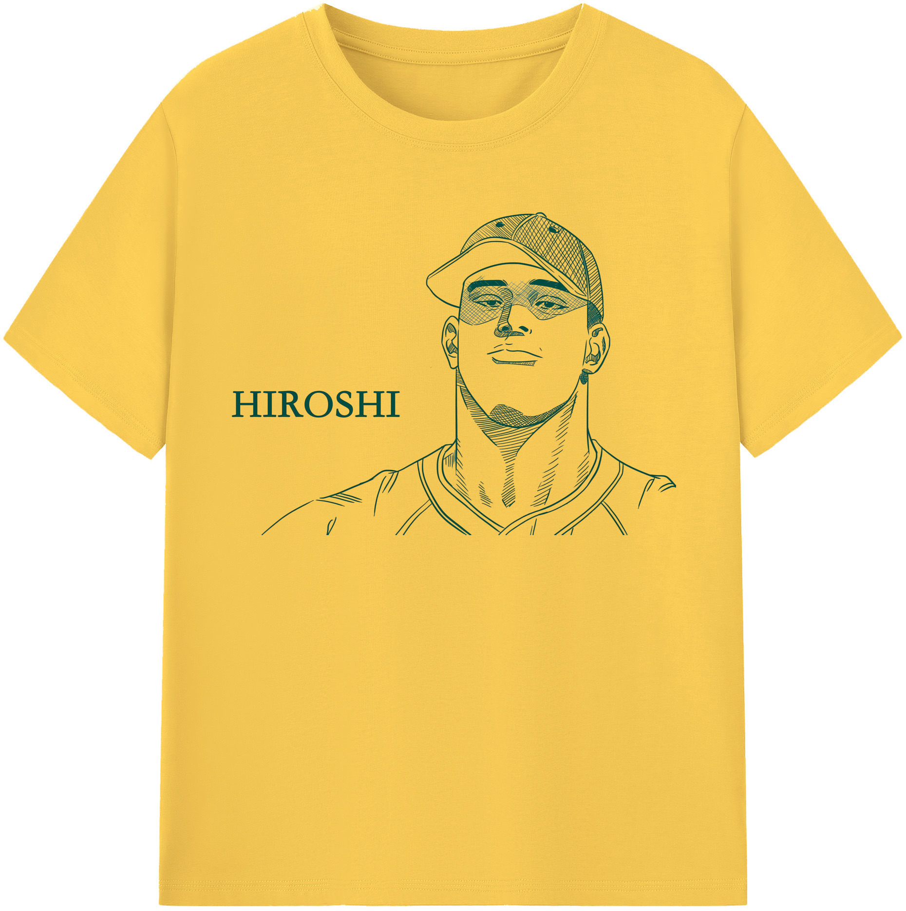 SLAM DUNK／スラムダンク 綿100％半袖Tシャツ（フロントプリント）