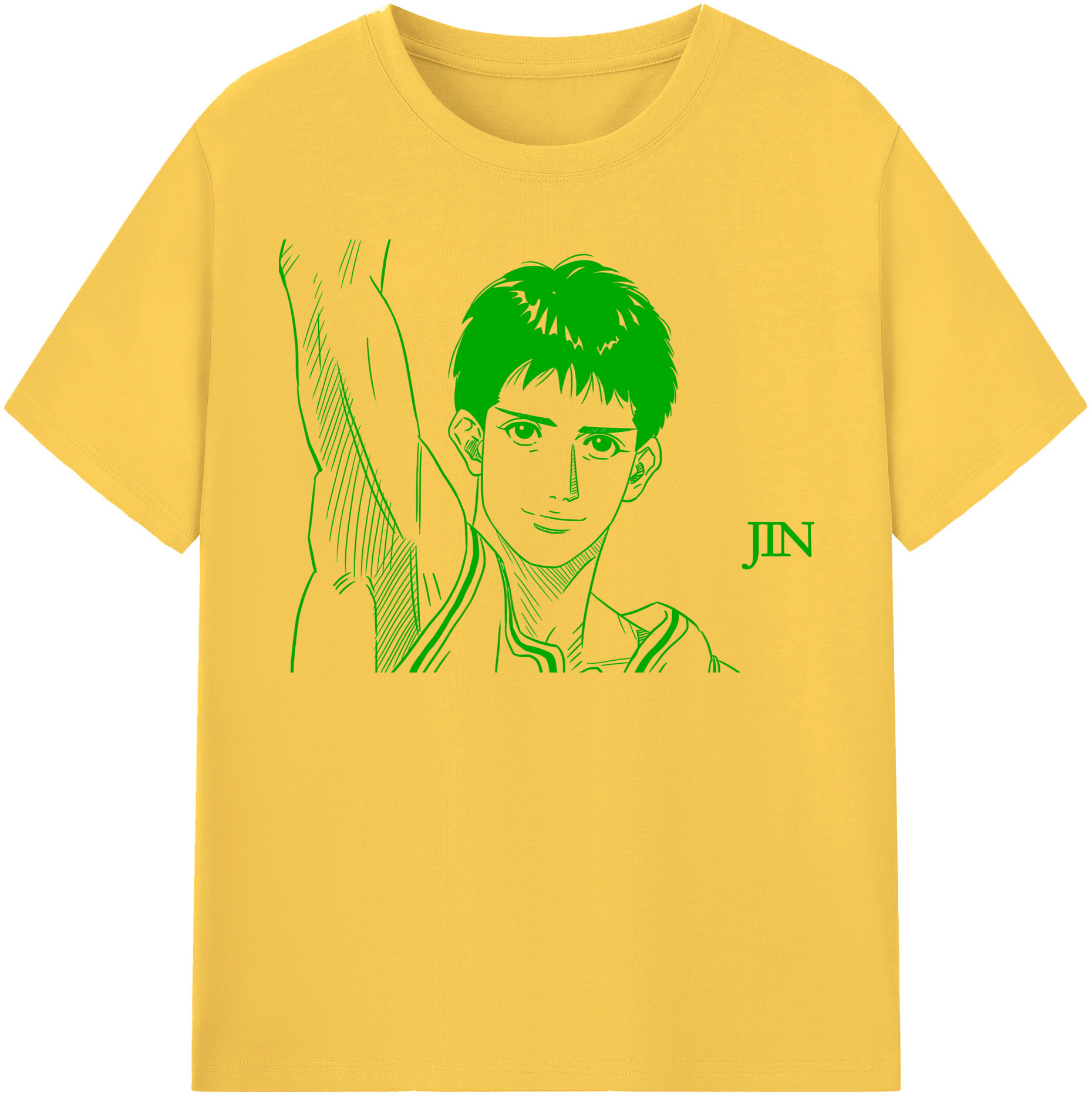 SLAM DUNK／スラムダンク 綿100％半袖Tシャツ（フロントプリント）