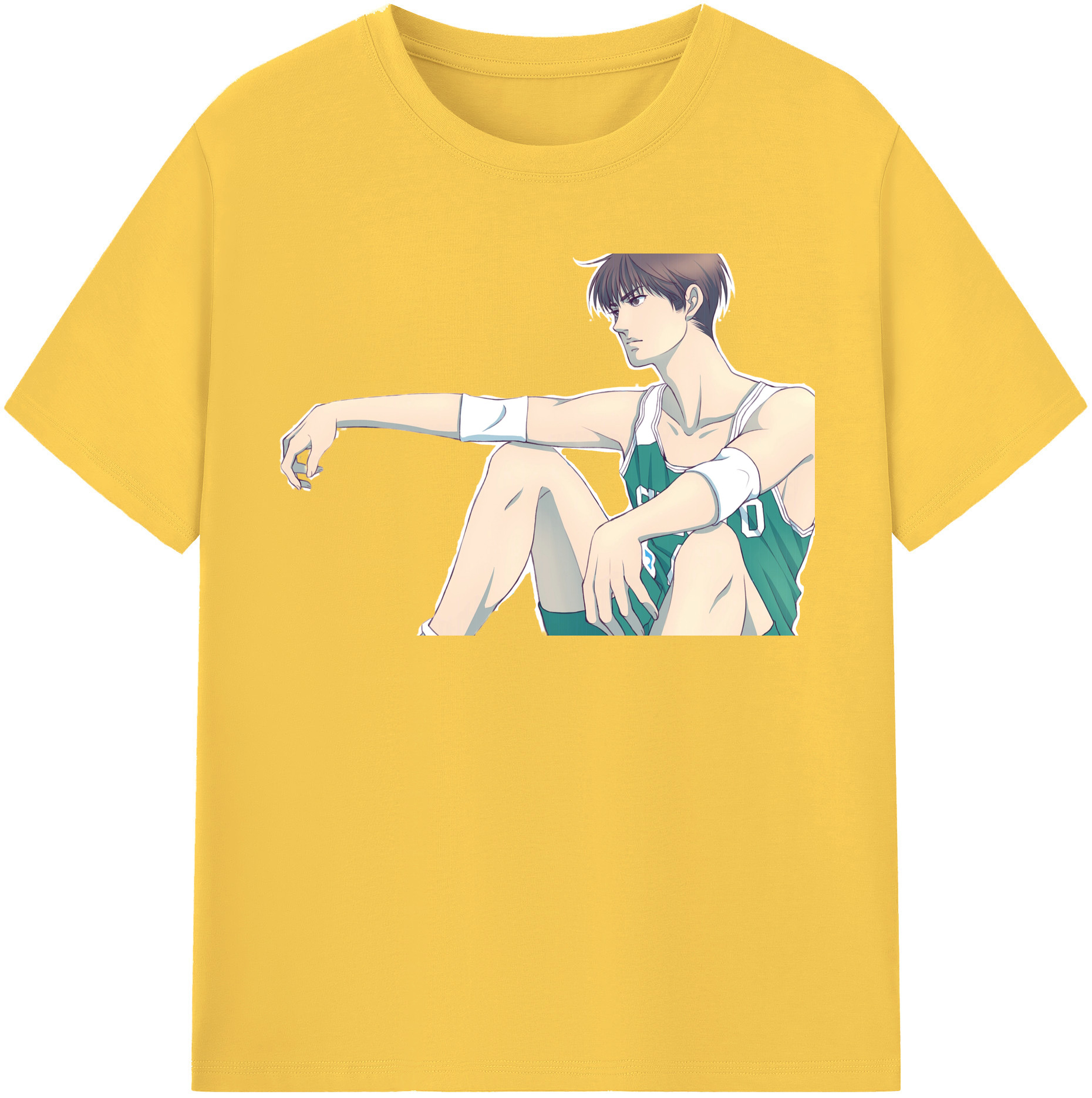 SLAM DUNK／スラムダンク 綿100％半袖Tシャツ（フロントプリント）