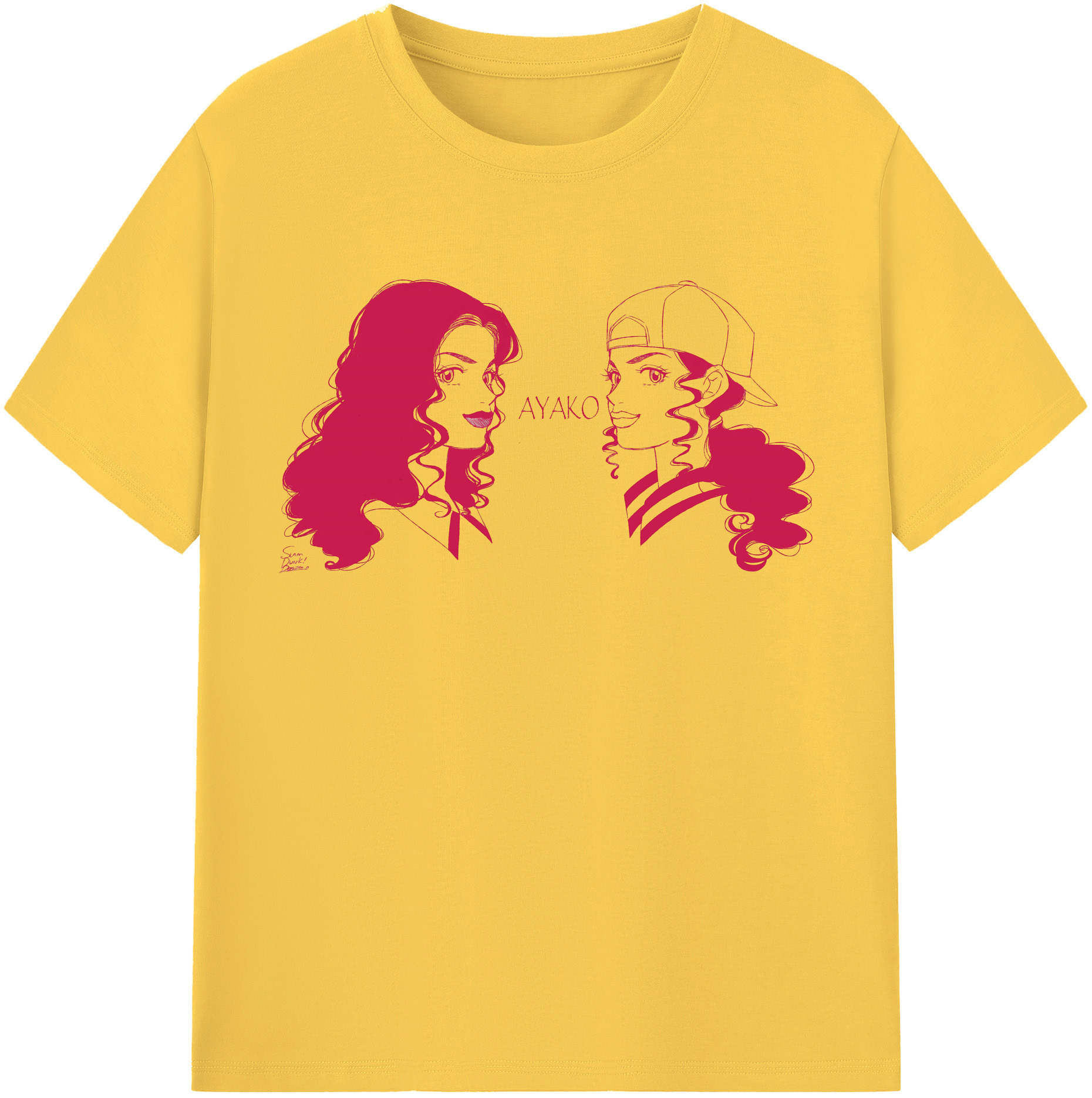 SLAM DUNK／スラムダンク 綿100％半袖Tシャツ（フロントプリント）