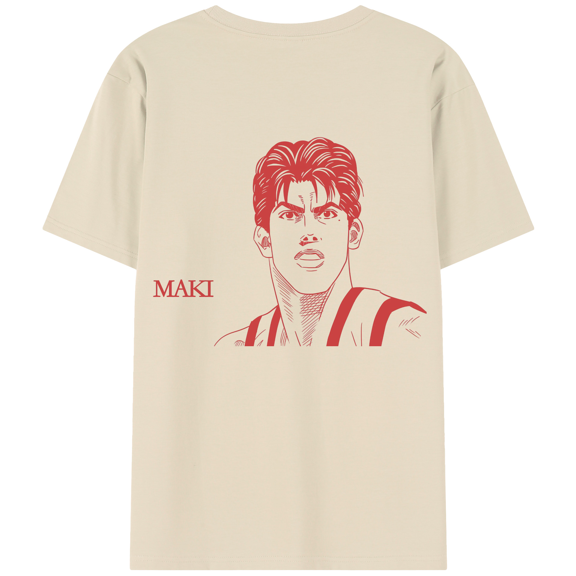 SLAM DUNK／スラムダンク 綿100％半袖Tシャツ（背面プリント）