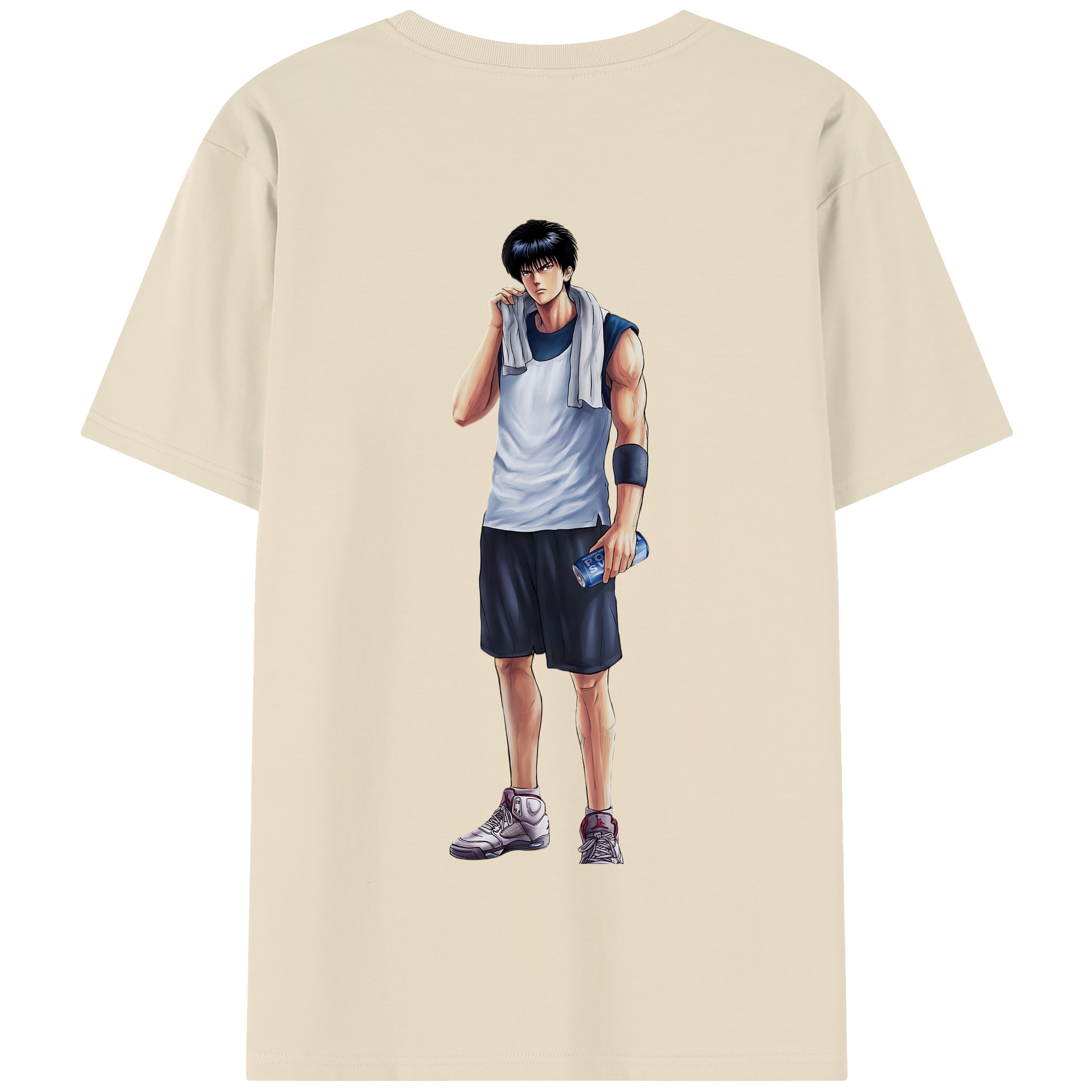 SLAM DUNK／スラムダンク 綿100％半袖Tシャツ（背面プリント）