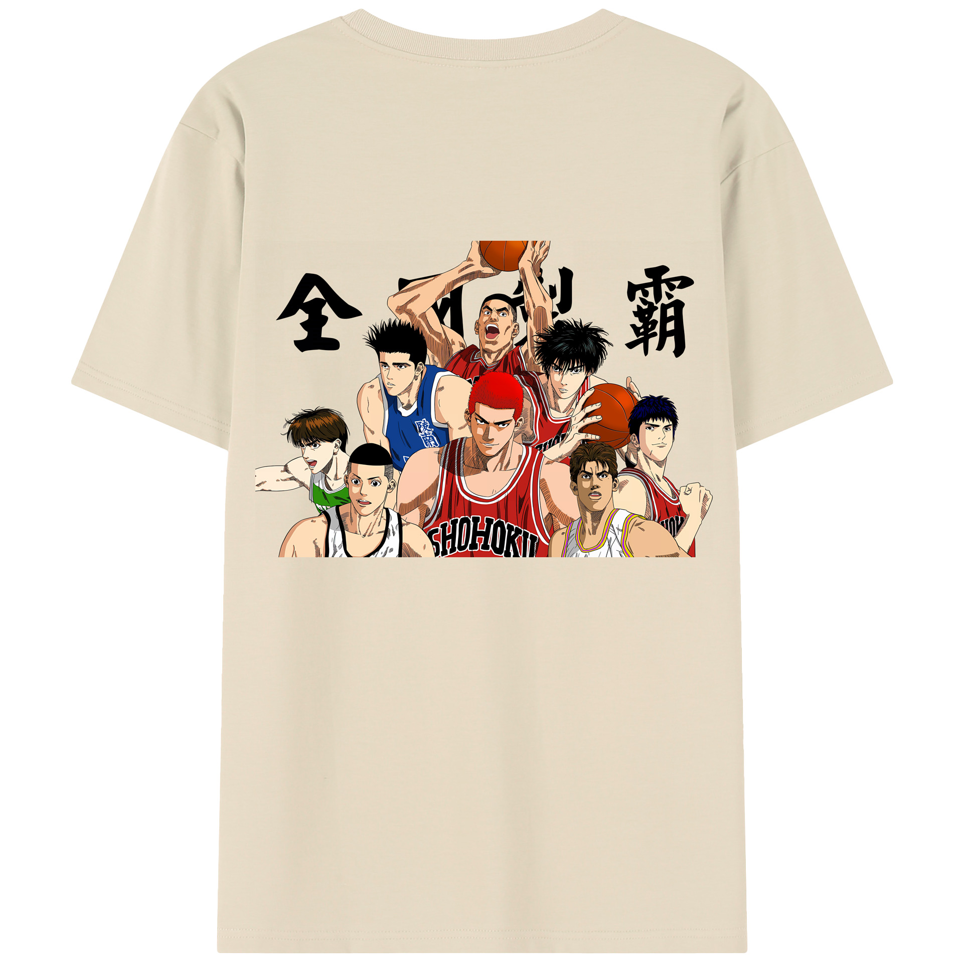 （画像用） SLAM DUNK／スラムダンク 綿100％半袖Tシャツ（背面プリント）