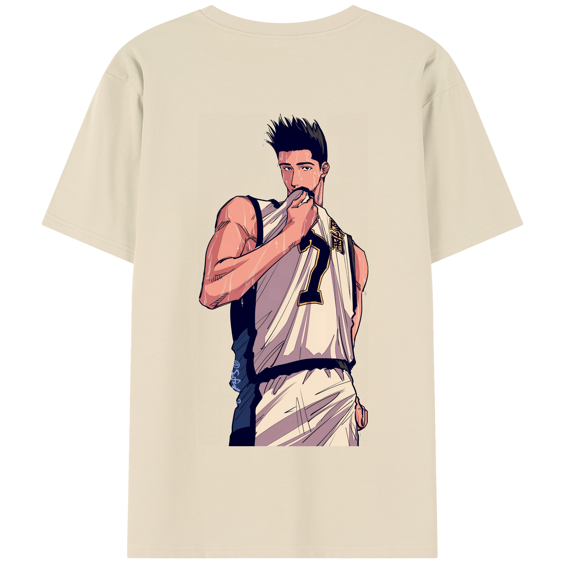 SLAM DUNK／スラムダンク 綿100％半袖Tシャツ（背面プリント）