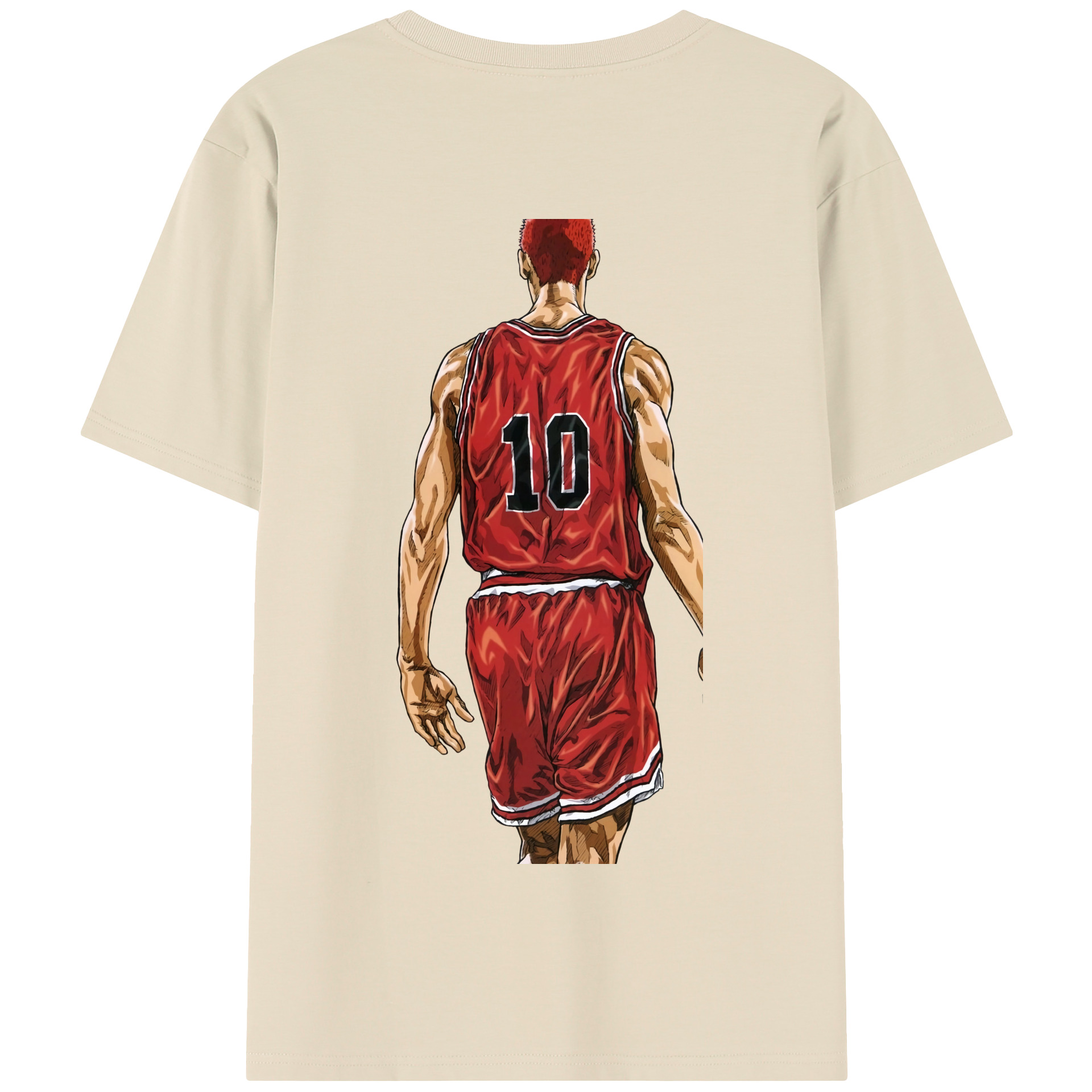 SLAM DUNK／スラムダンク 綿100％半袖Tシャツ（背面プリント）